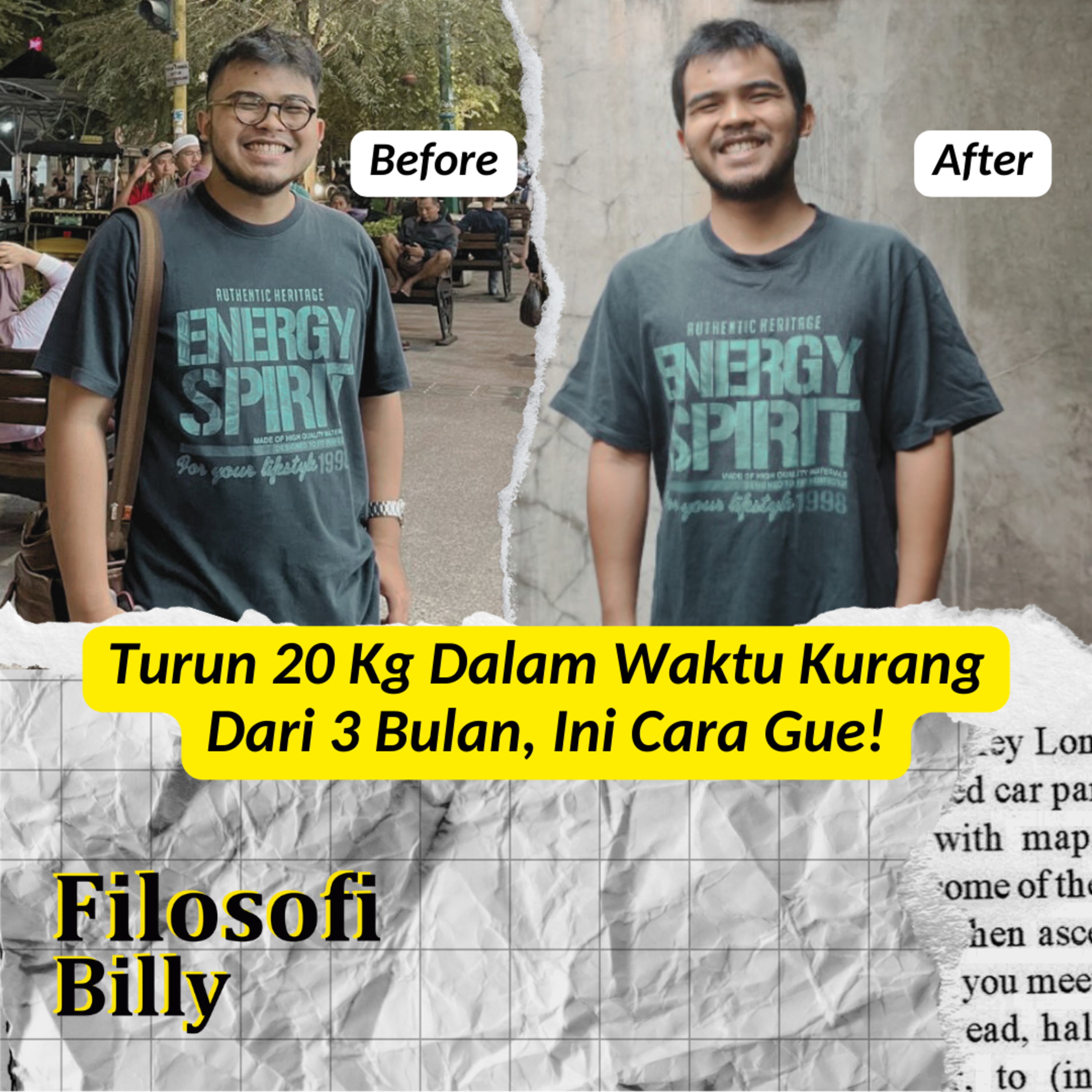 Turun 20 Kg Dalam Waktu Kurang Dari 3 Bulan, Ini Cara Gue!!