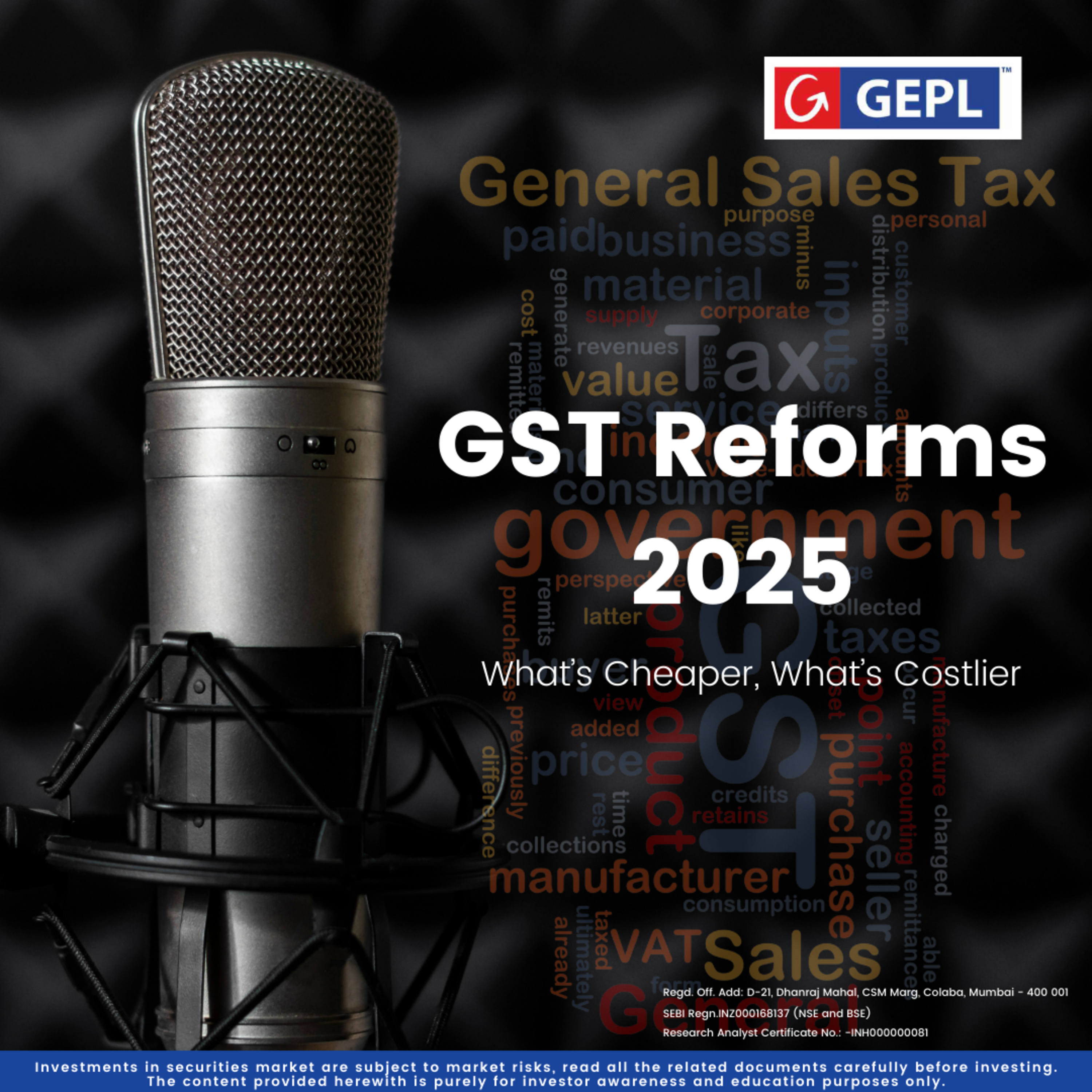 GST Reforms 2025 – Simple Breakdown by GEPL Capital episode artwork
