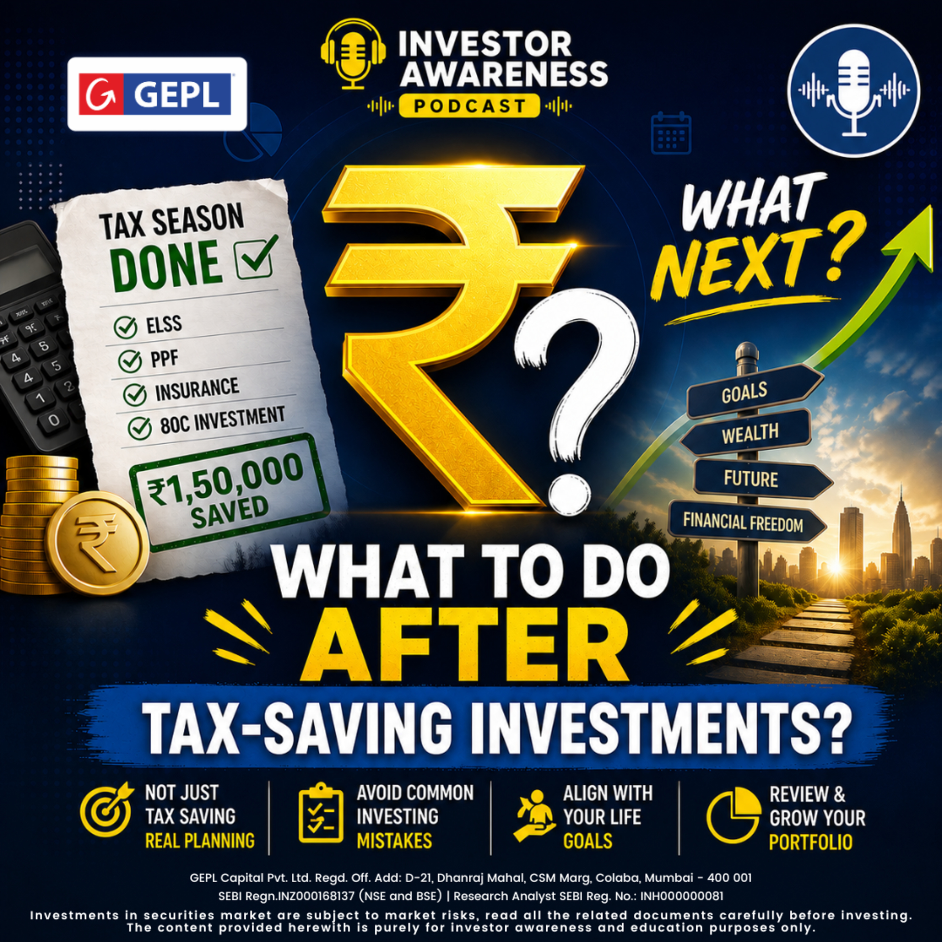 What to Do After Tax-Saving Investments? | Smart Post-Tax Investment Strategy episode artwork