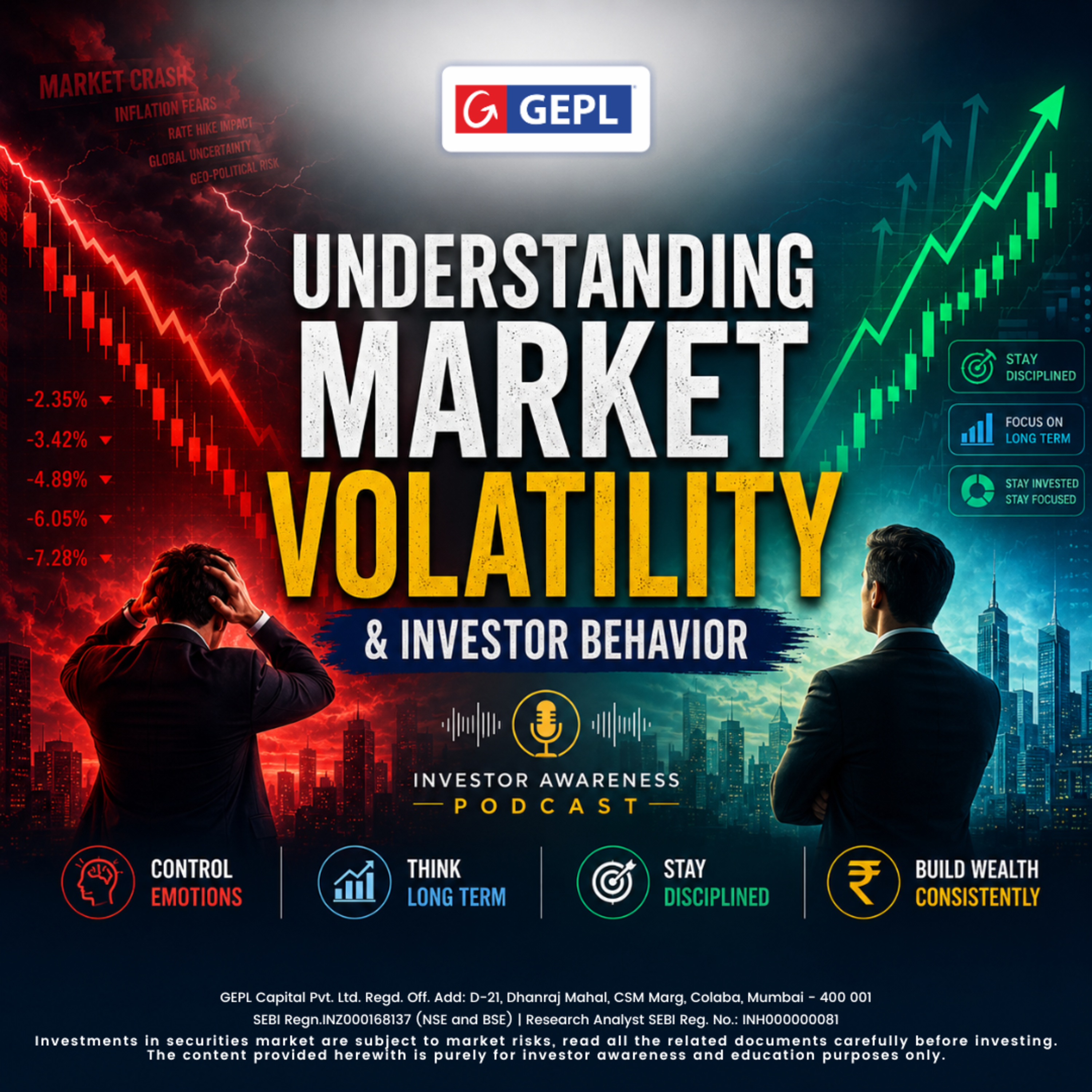 Understanding Market Volatility: Long-Term Investing vs Panic Selling episode artwork