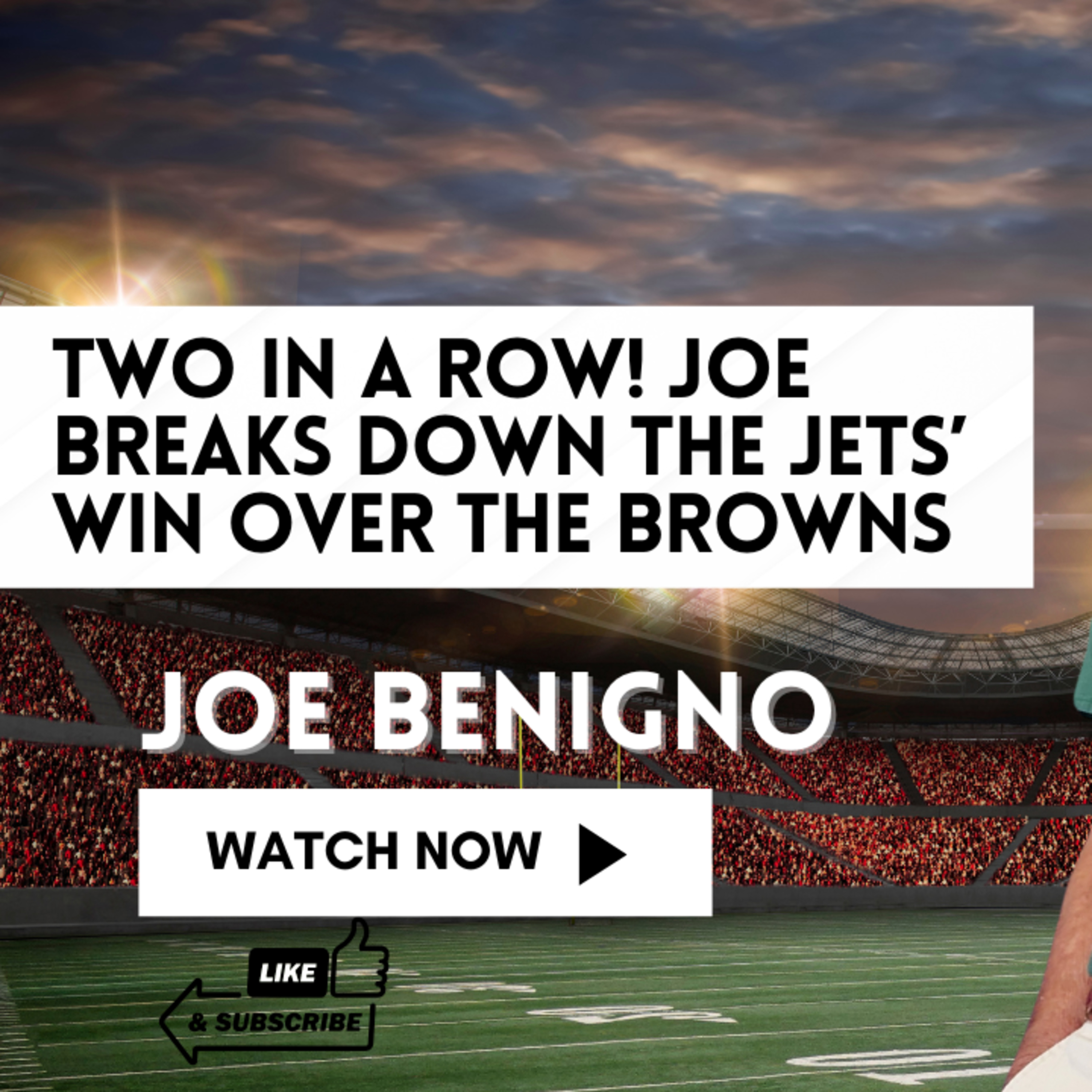 Two in a row! Joe breaks down the Jets’ win over the Browns,