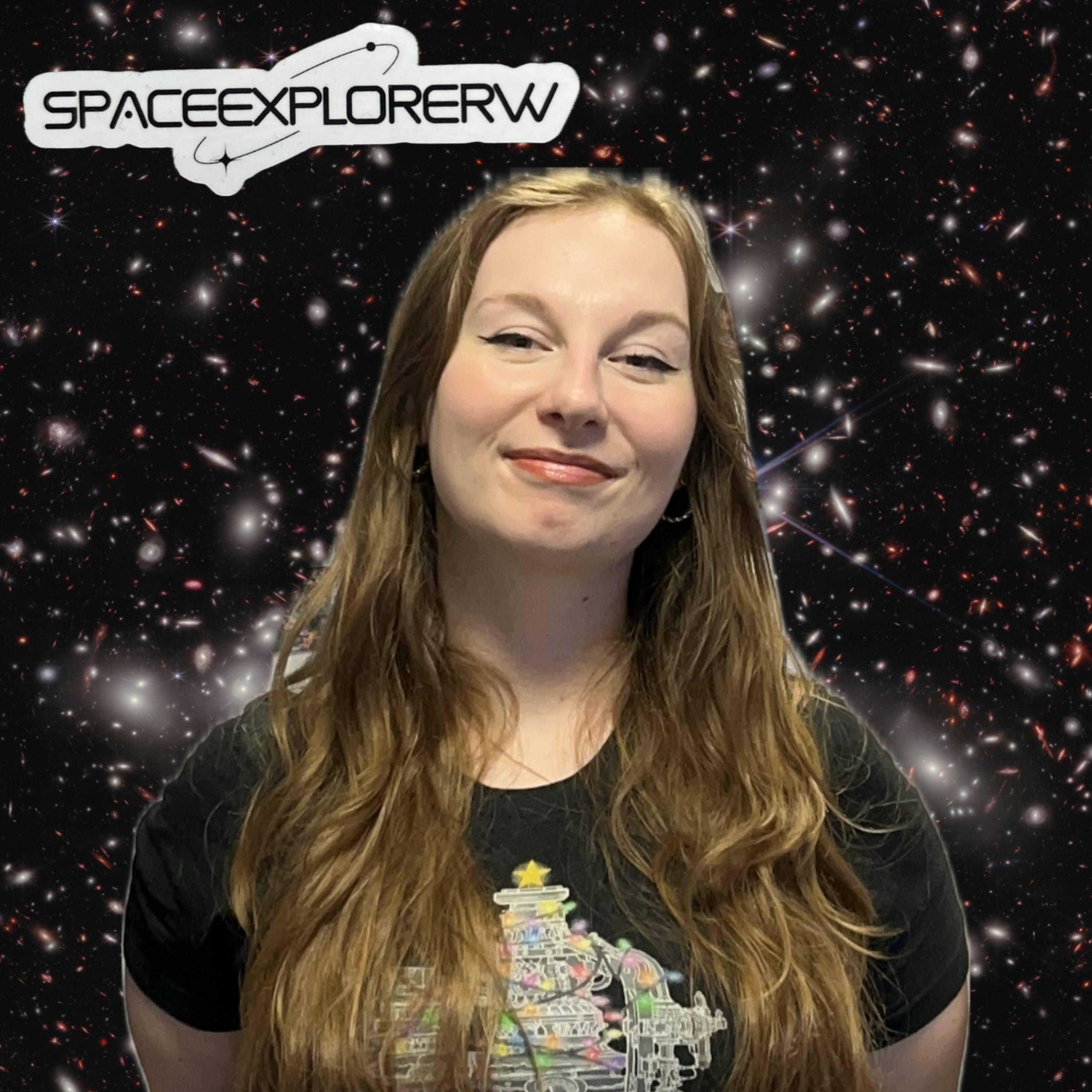 Portrait d'Espace Space Explorer Whitney, créatrice de contenu de vulgarisation spatiale episode artwork