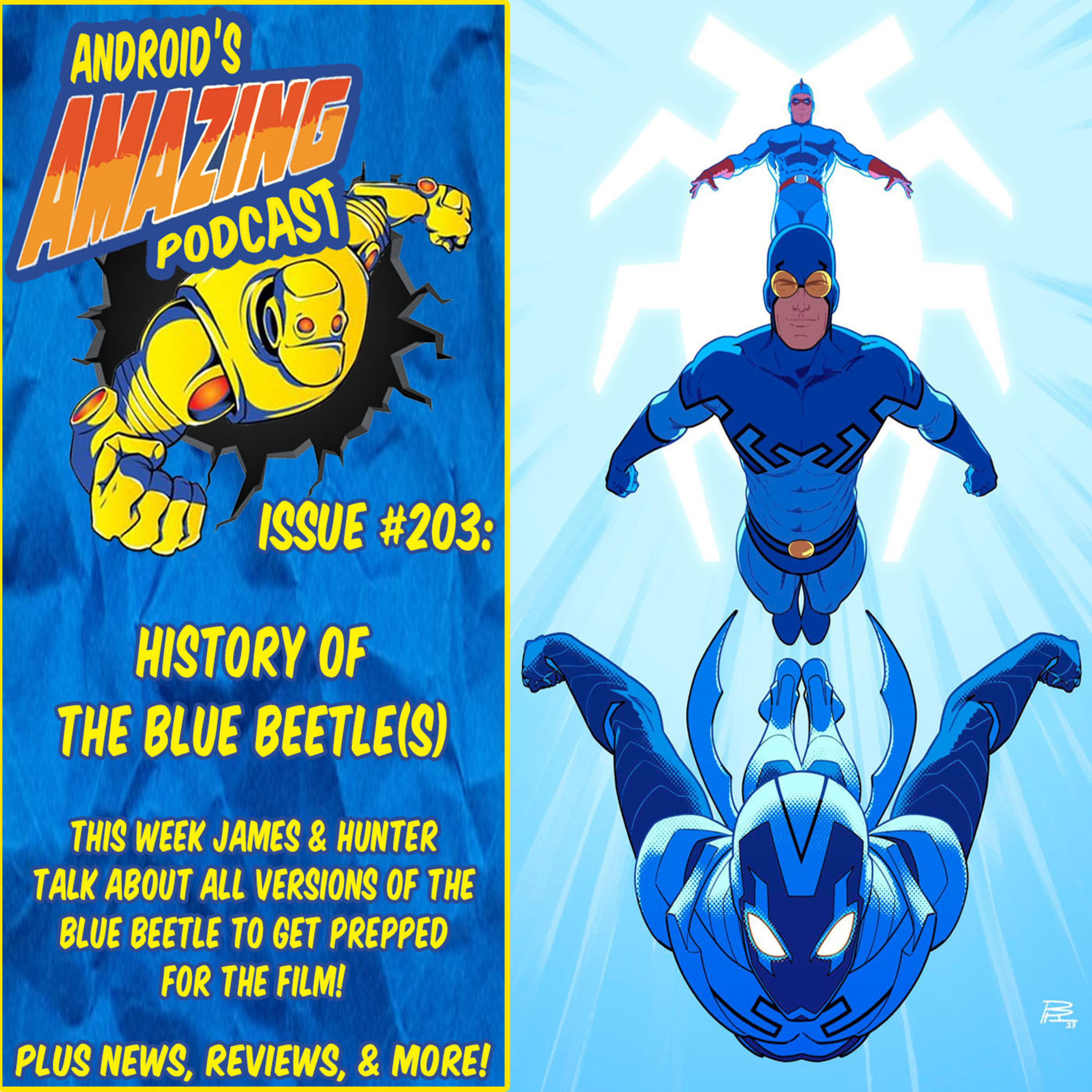 Issue #203: History of the Blue Beelte(s)