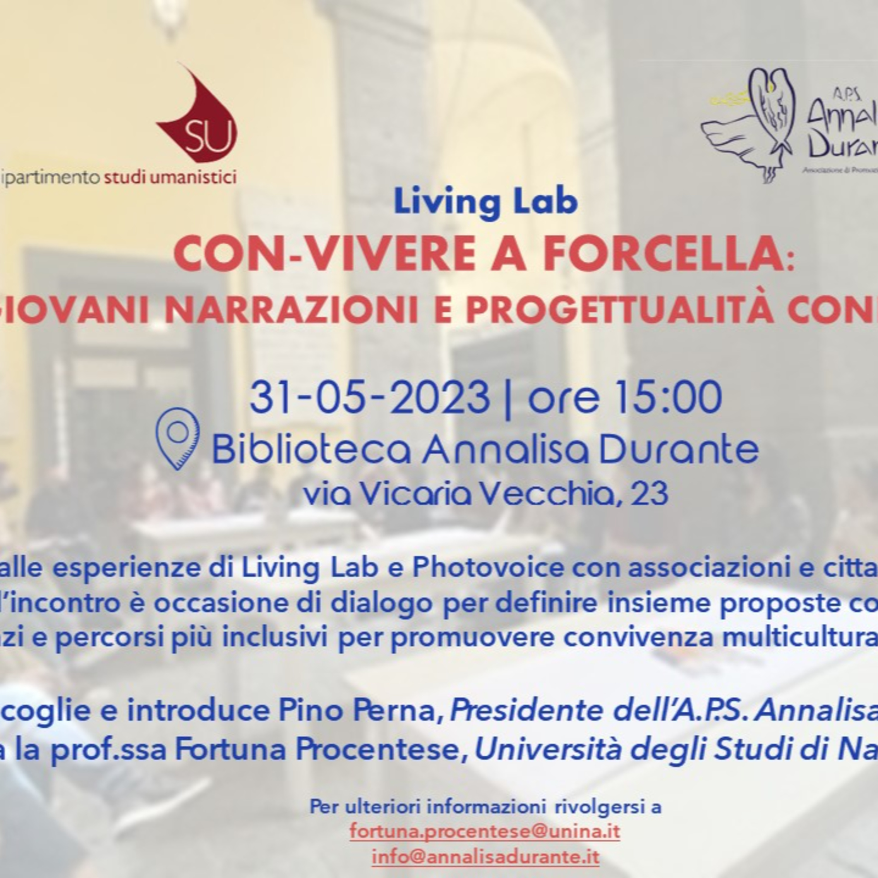 Con-vivere a Forcella, incontro di discussione e condivisione episode artwork