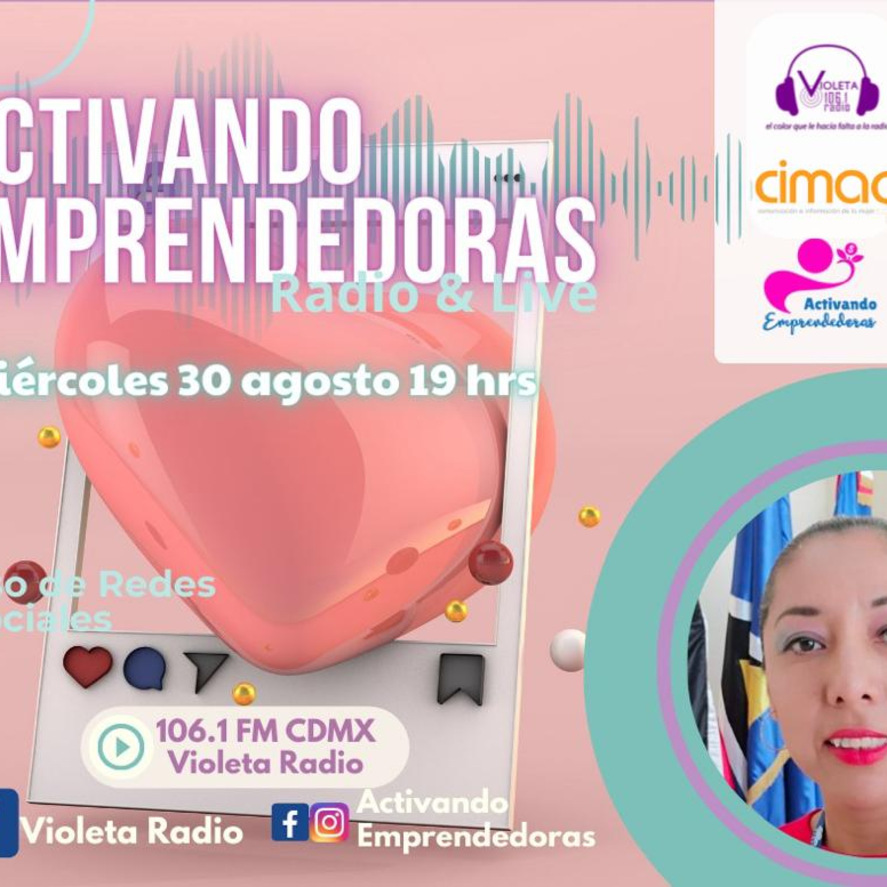 Portada de CIMAC Radio