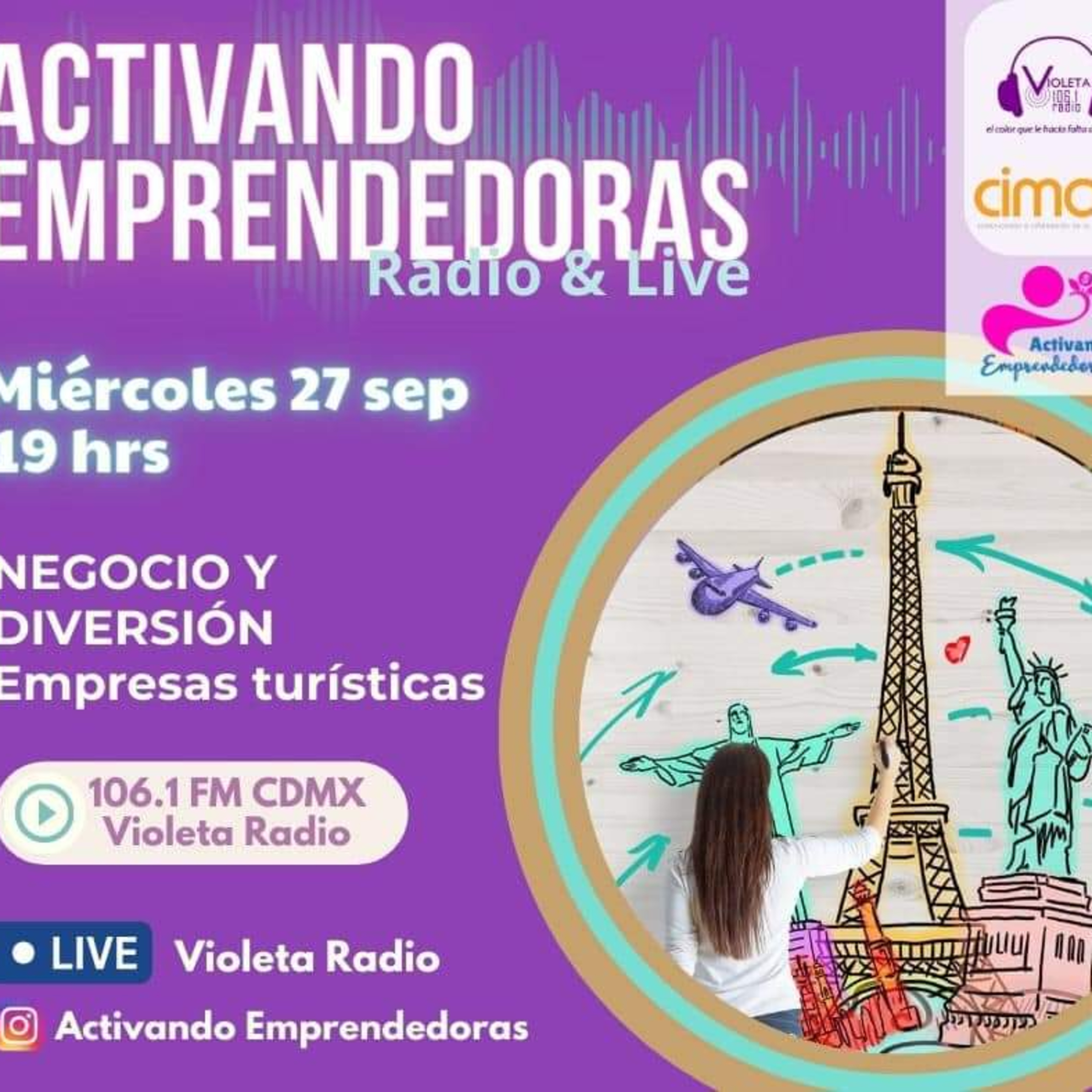 Portada de CIMAC Radio