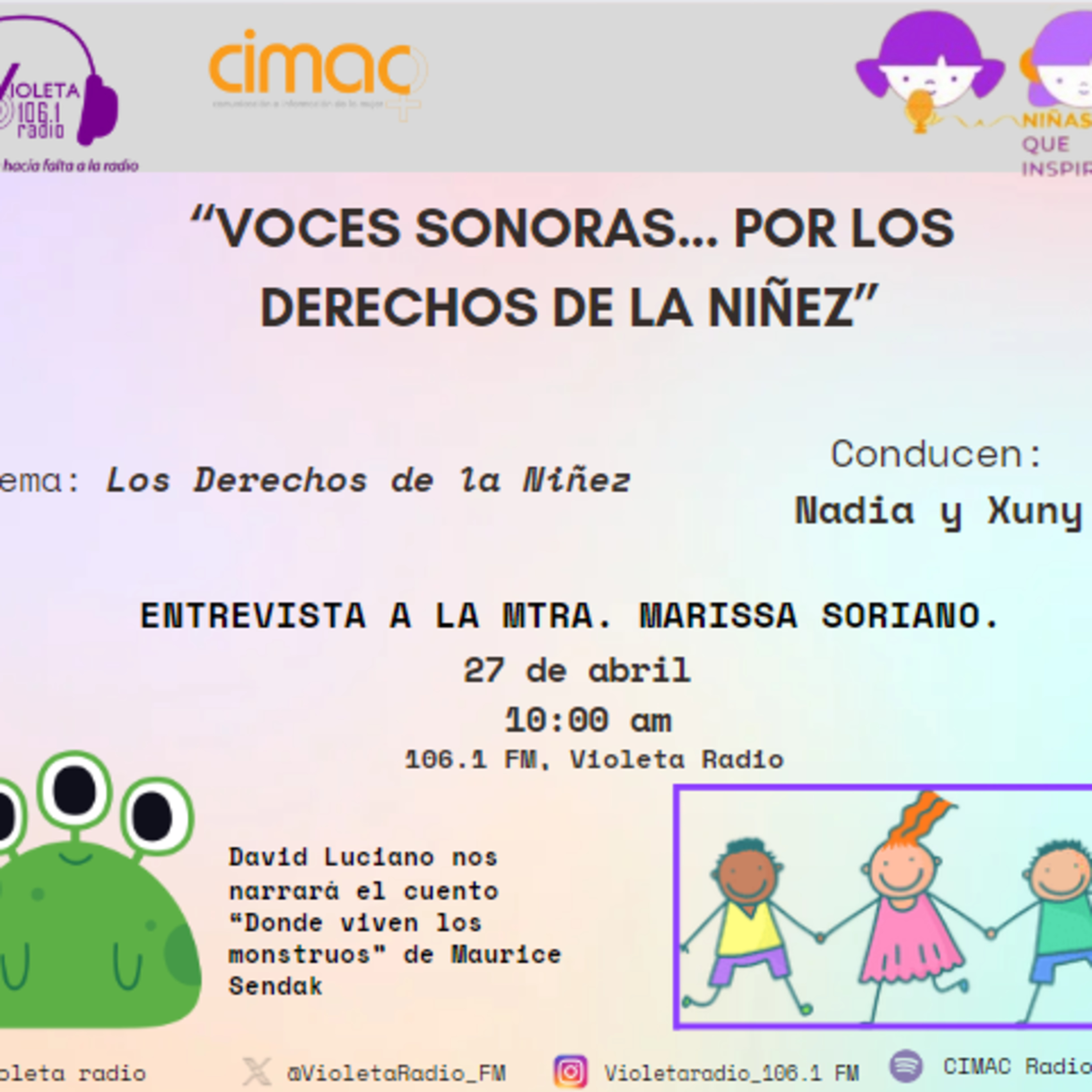 Portada de CIMAC Radio