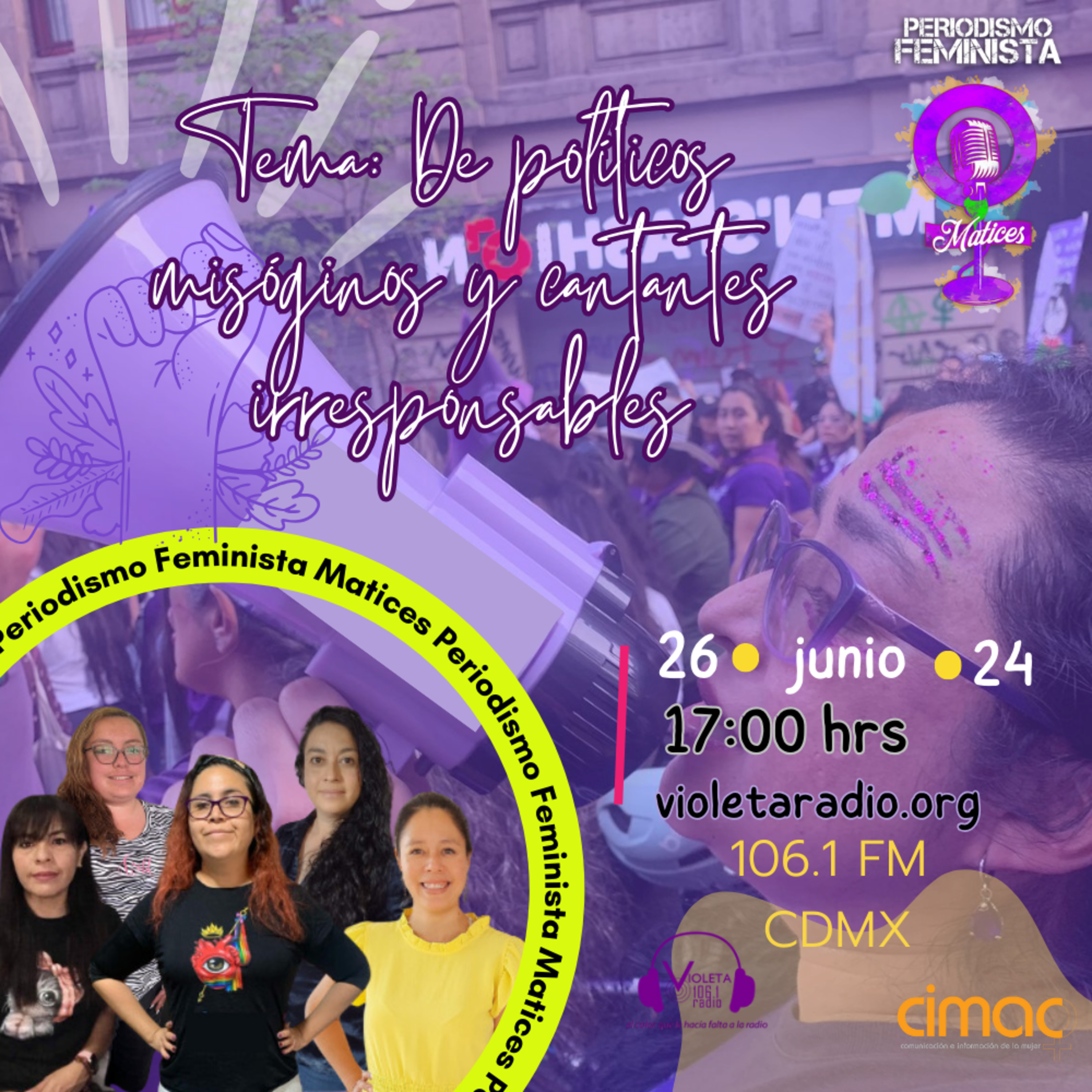 Portada de CIMAC Radio