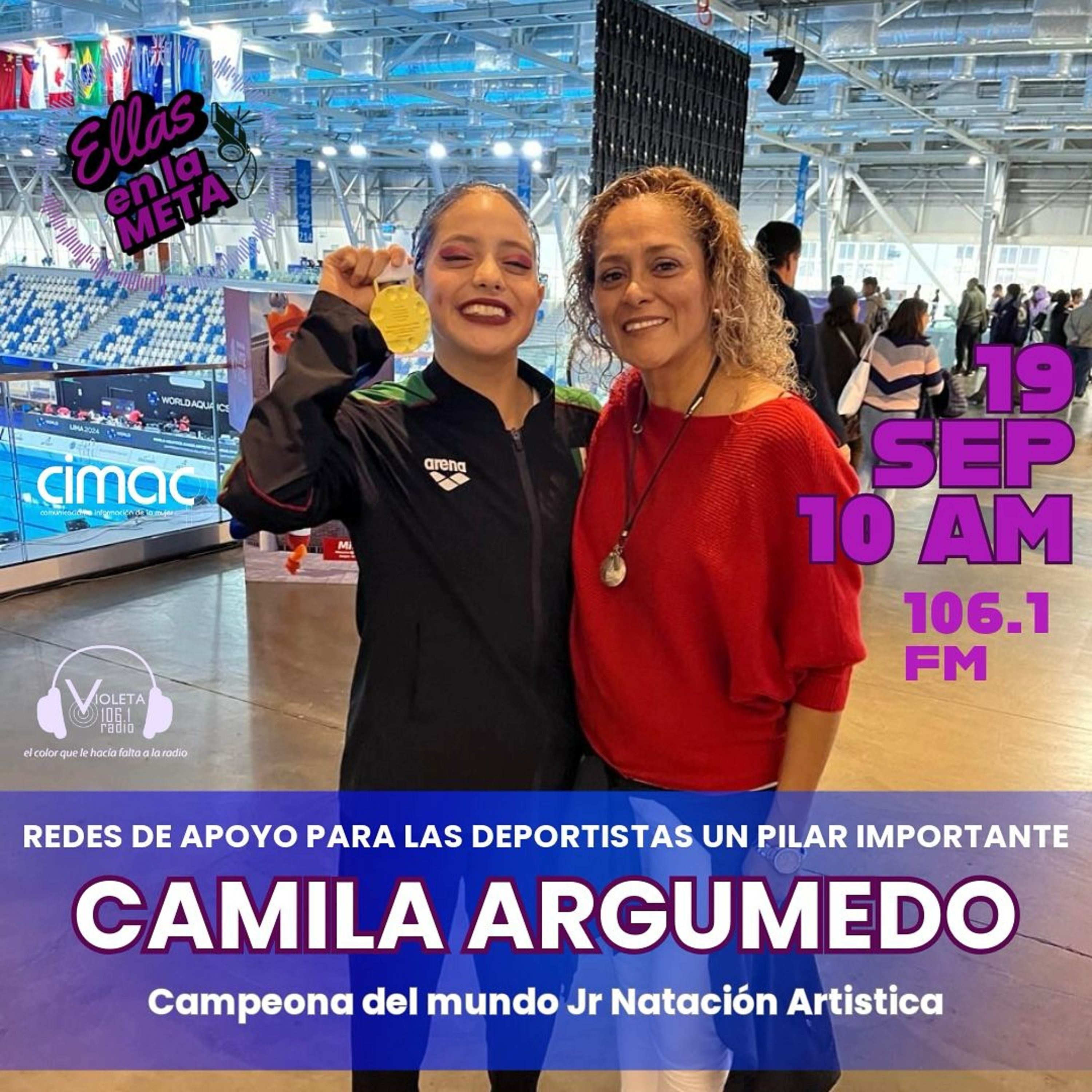 ELLAS EN LA META: "Redes de apoyo para deportistas" episode artwork
