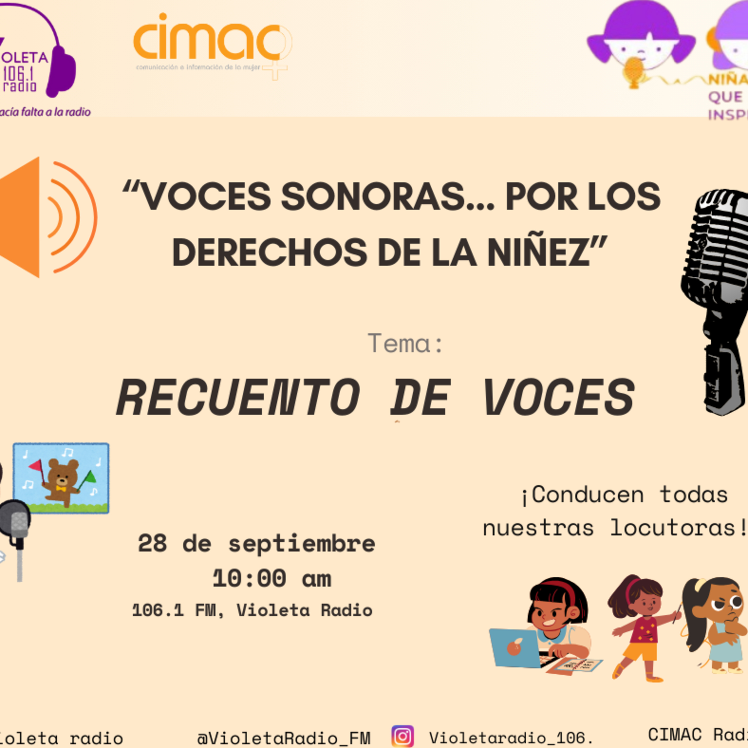 Portada de CIMAC Radio
