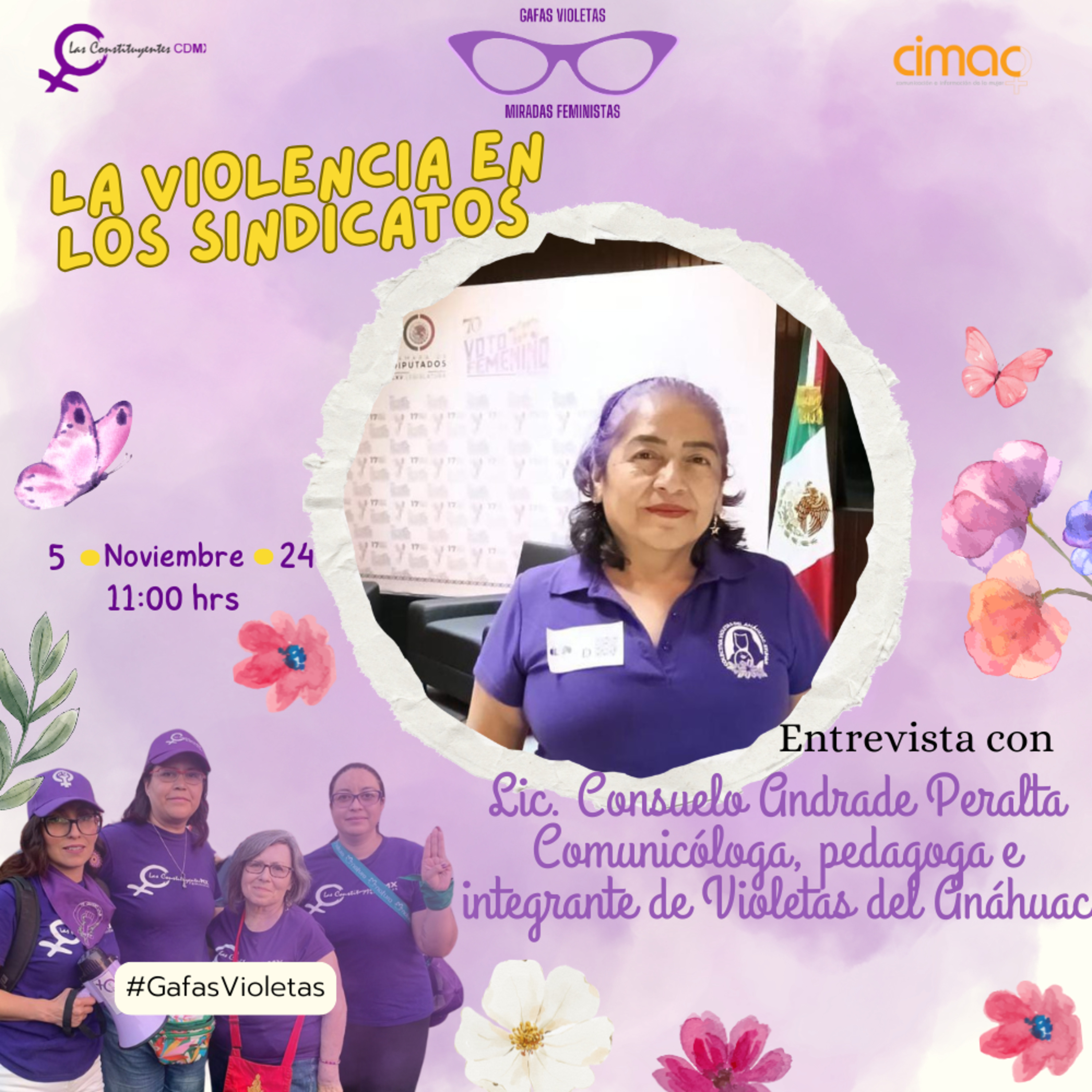 GAFAS VIOLETAS: "La violencia en los sindicatos" episode artwork