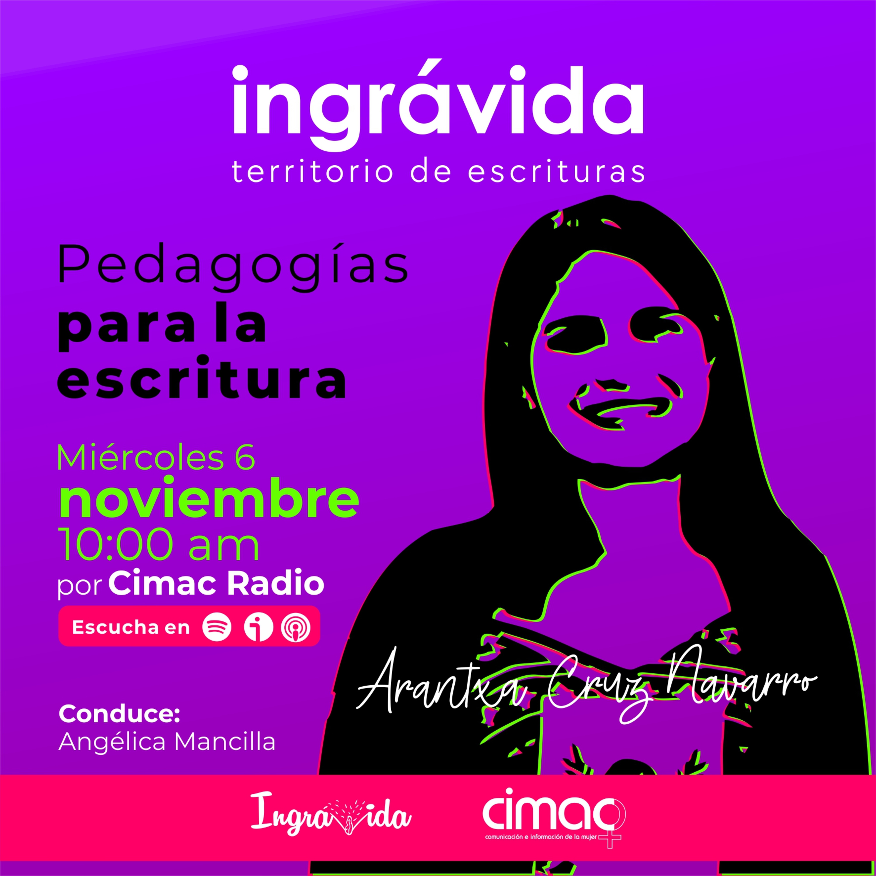 INGRÁVIDA: "Pedagogías para la escritura" episode artwork