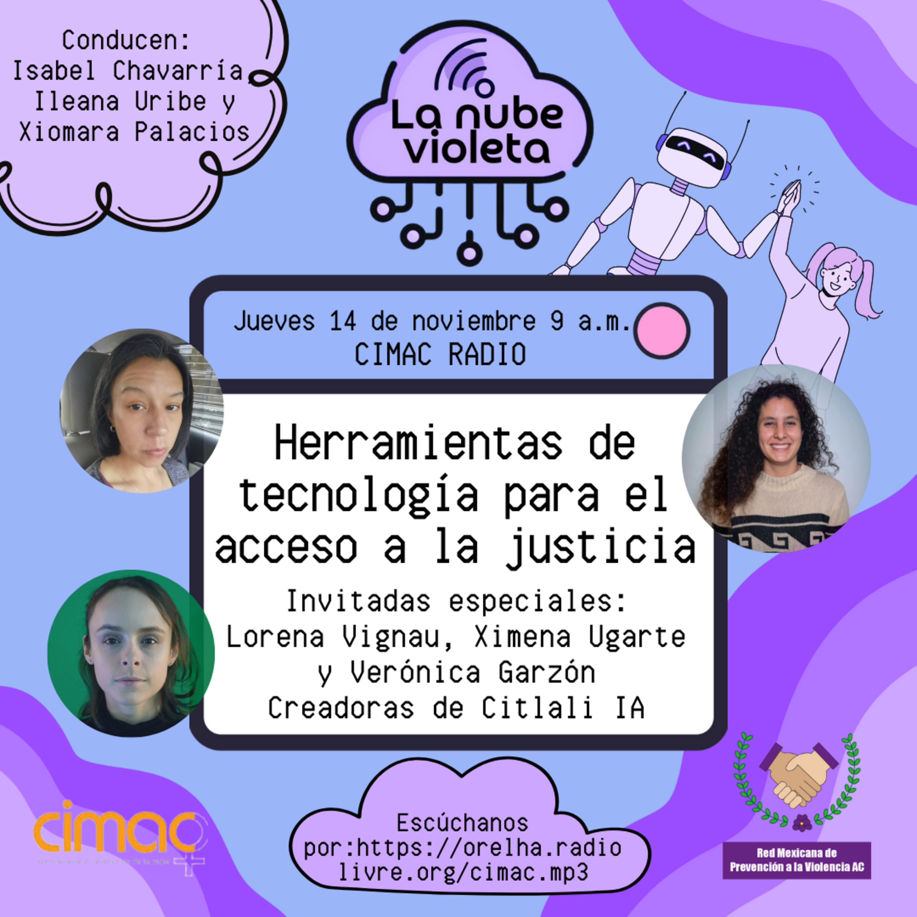 LA NUBE VIOLETA: "Herramientas tecnológicas para el acceso a la justicia." episode artwork