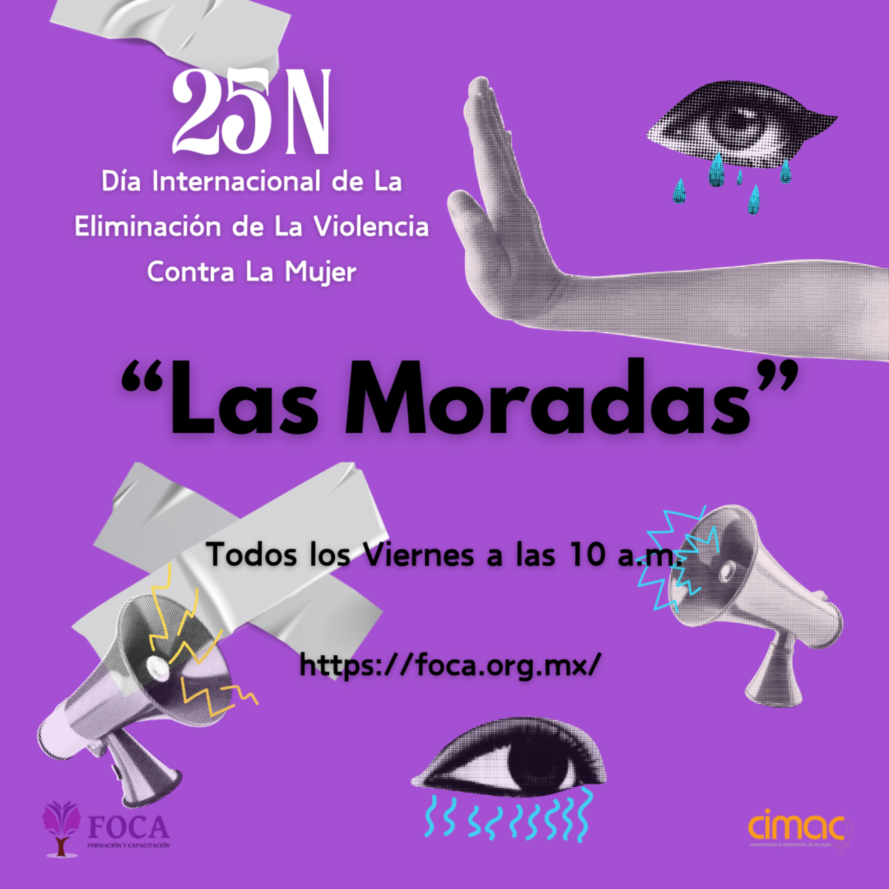 LAS MORADAS: "Día Internacional para la Eliminación de la Violencia contra las Mujeres" episode artwork