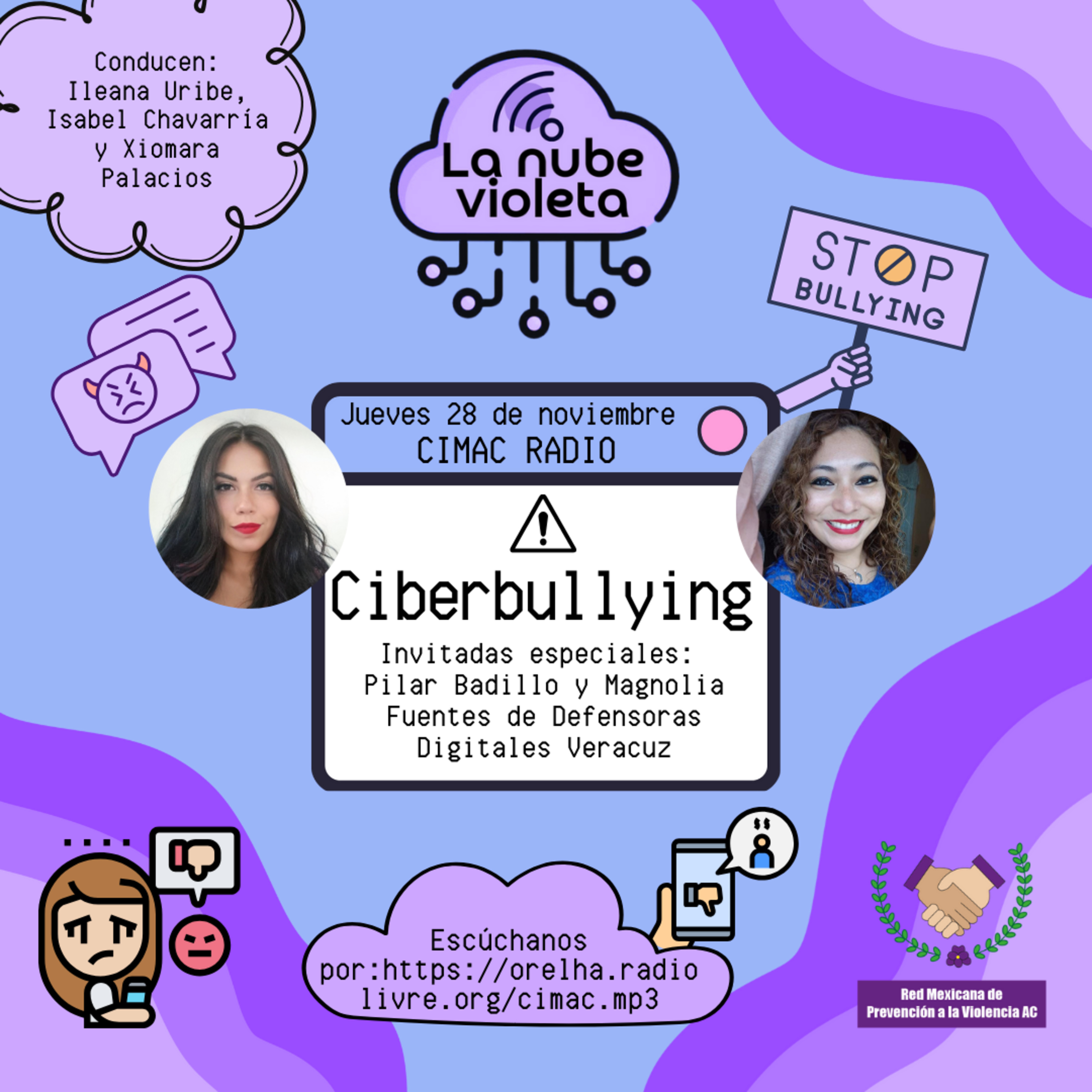 LA NUBE VIOLETA: "Ciberbullying" episode artwork
