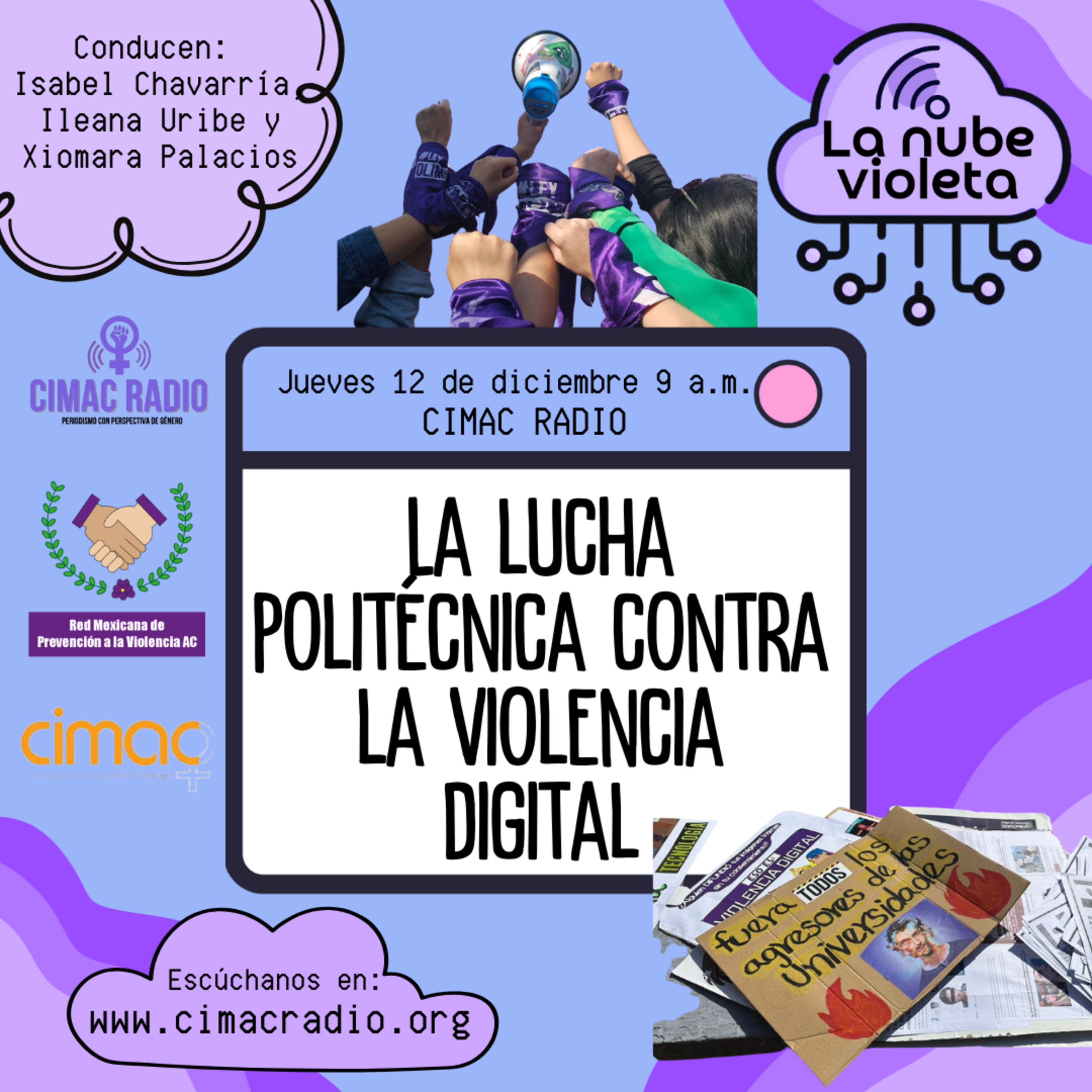 LA NUBE VIOLETA: "La lucha politécnica contra la violencia digital" episode artwork