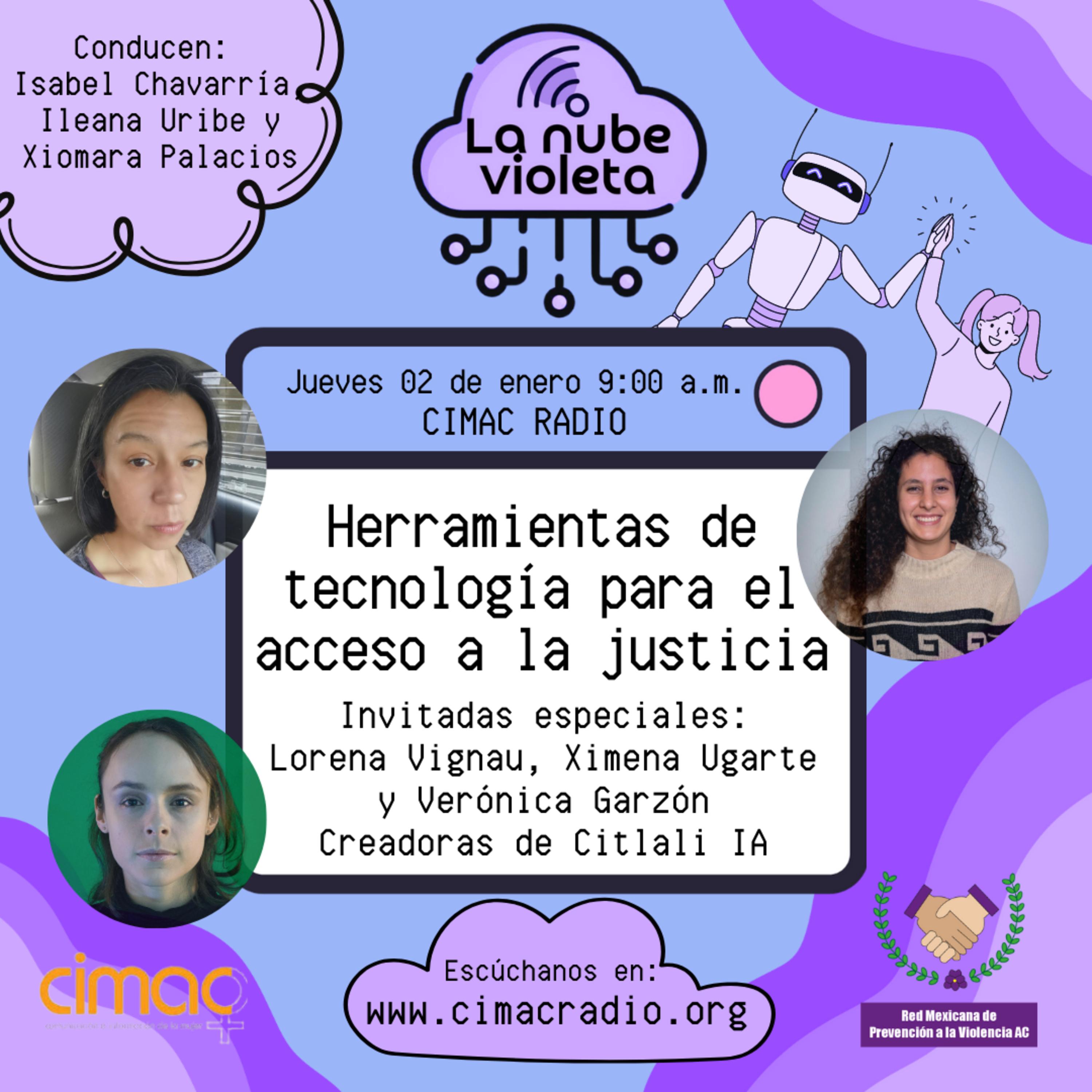 LA NUBE VIOLETA: "Herramientas tecnológicas para le Acceso a la Justicia" episode artwork