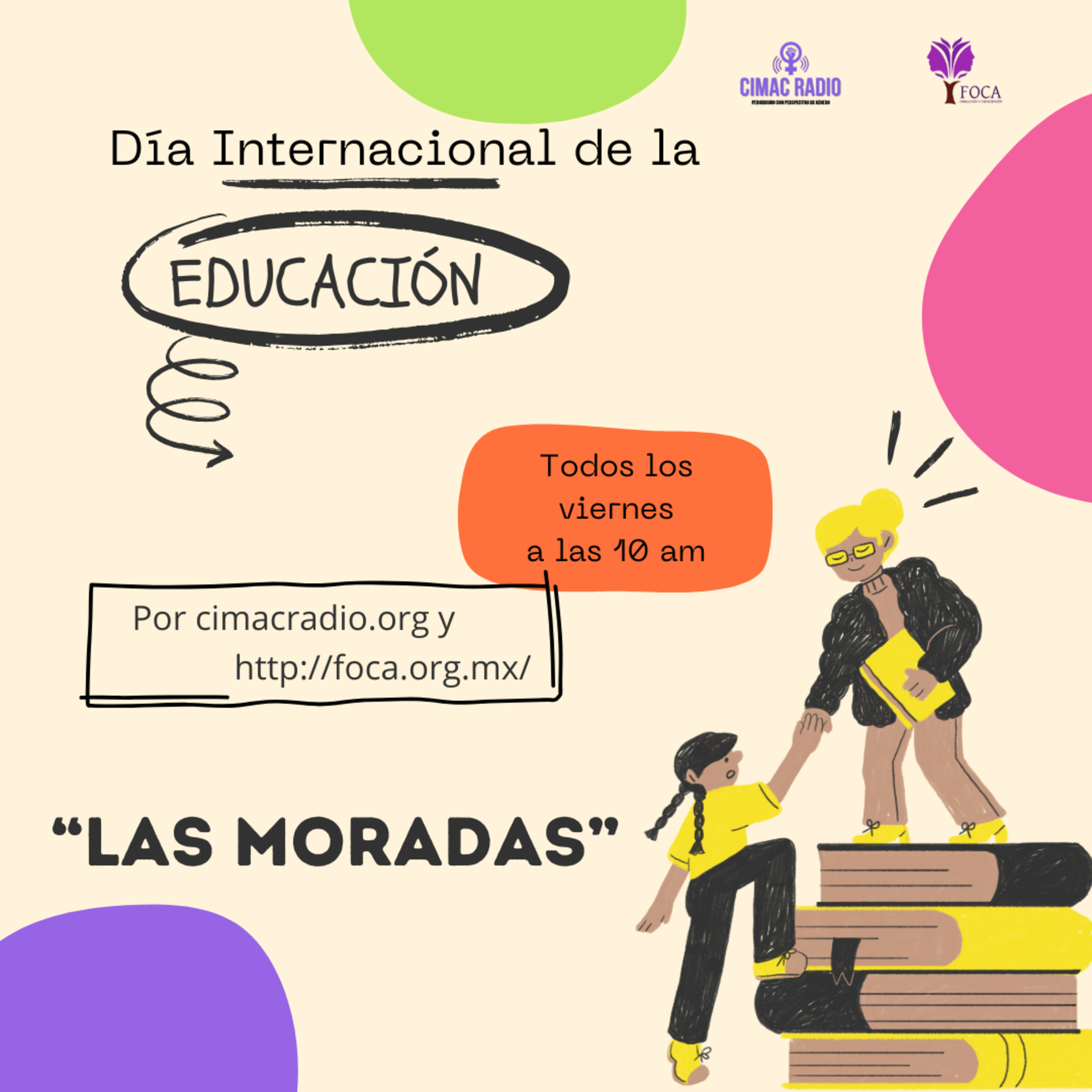 LAS MORADAS: "Día Internacional de la Educación" episode artwork