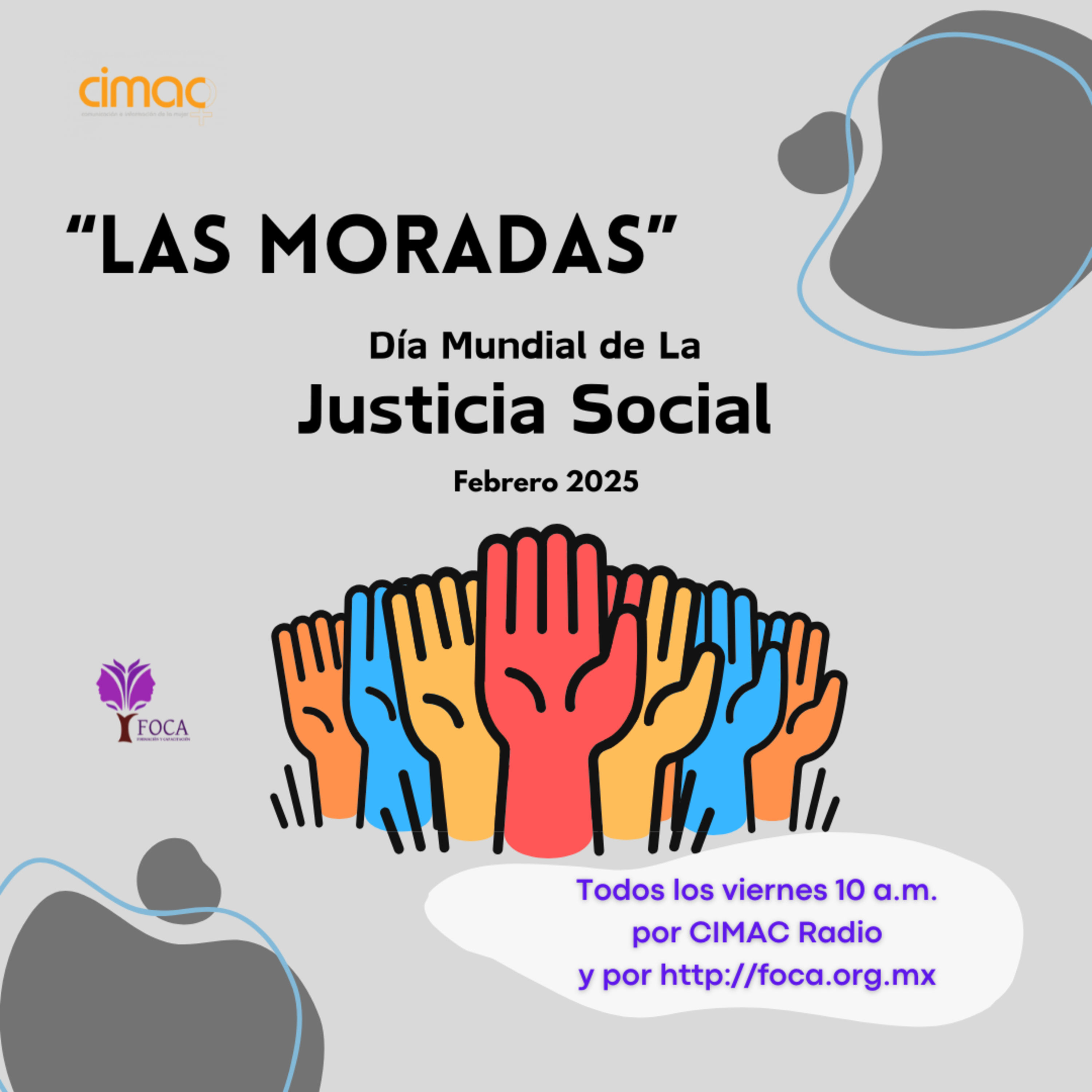 LAS MORADAS: "Día Internacional de La Justicia Social". episode artwork