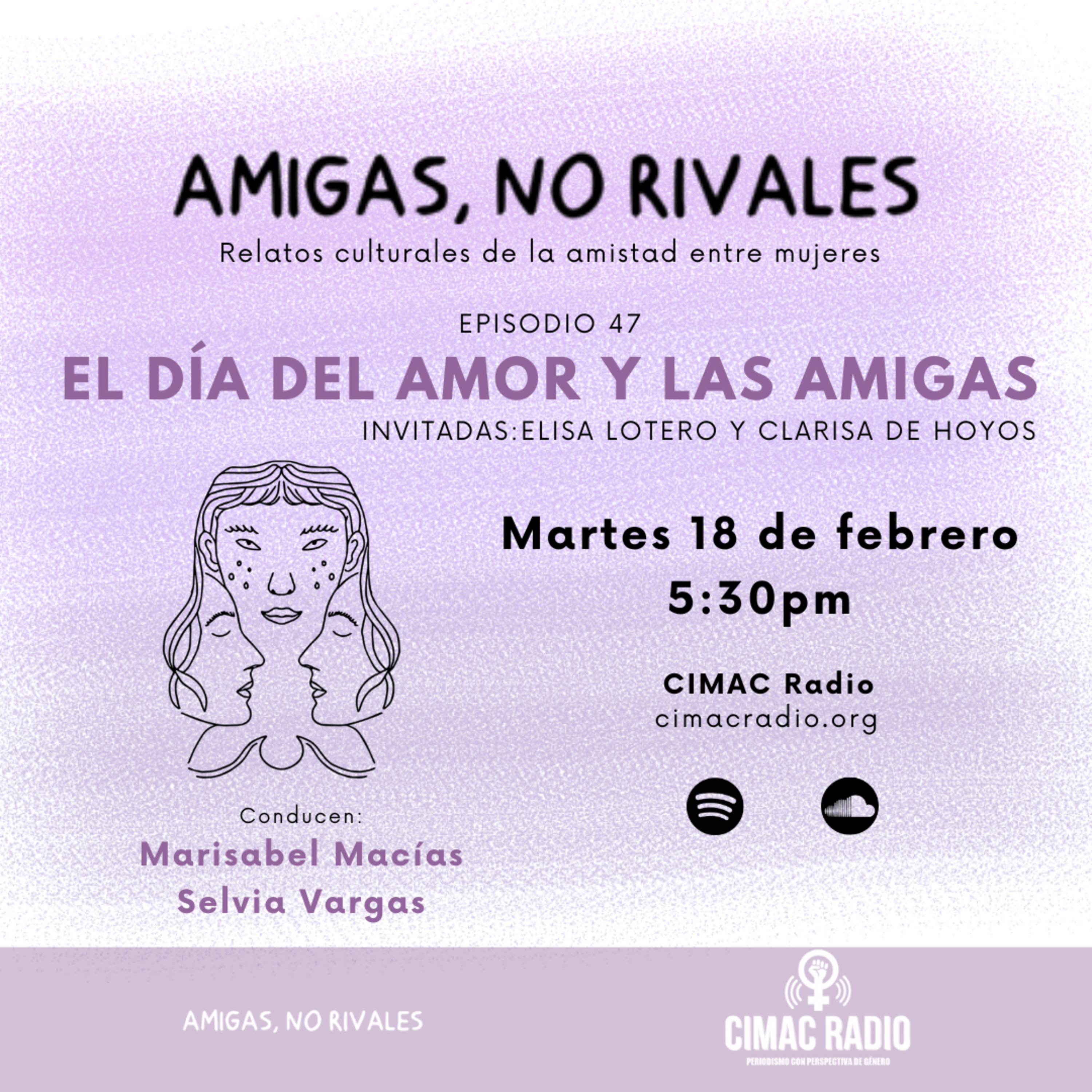 AMIGAS NO RIVALES: "El día del amor y las amigas" episode artwork