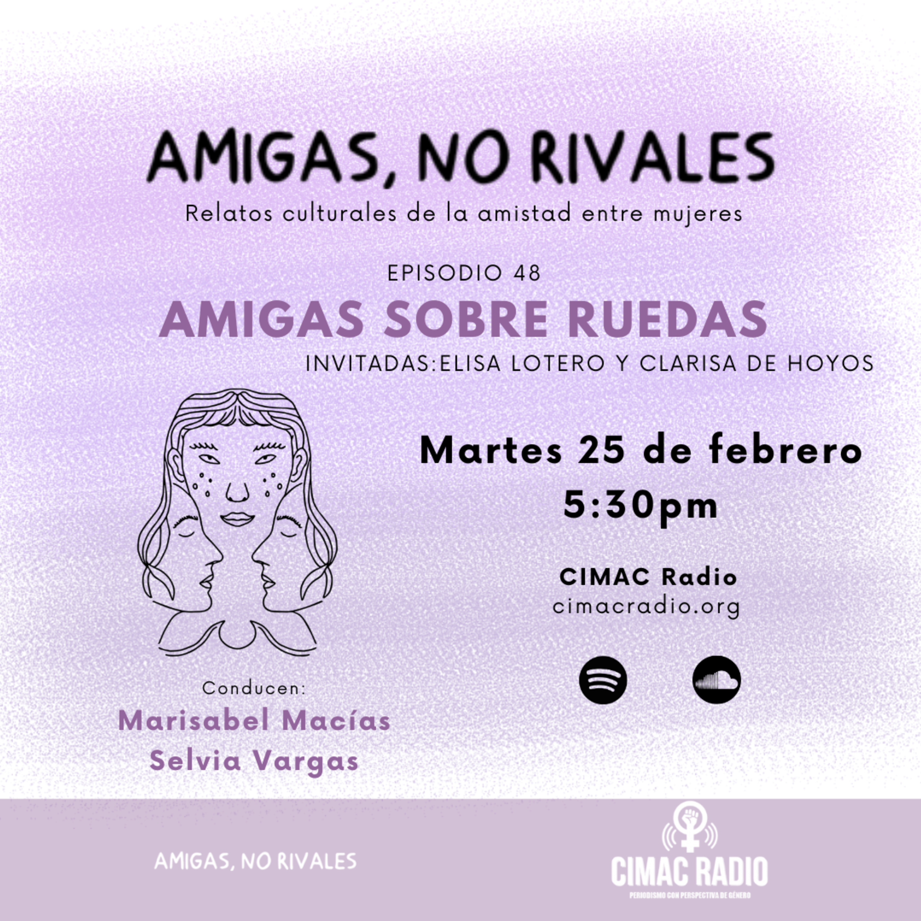 AMIGAS NO RIVALES: "Amigas sobre ruedas" episode artwork