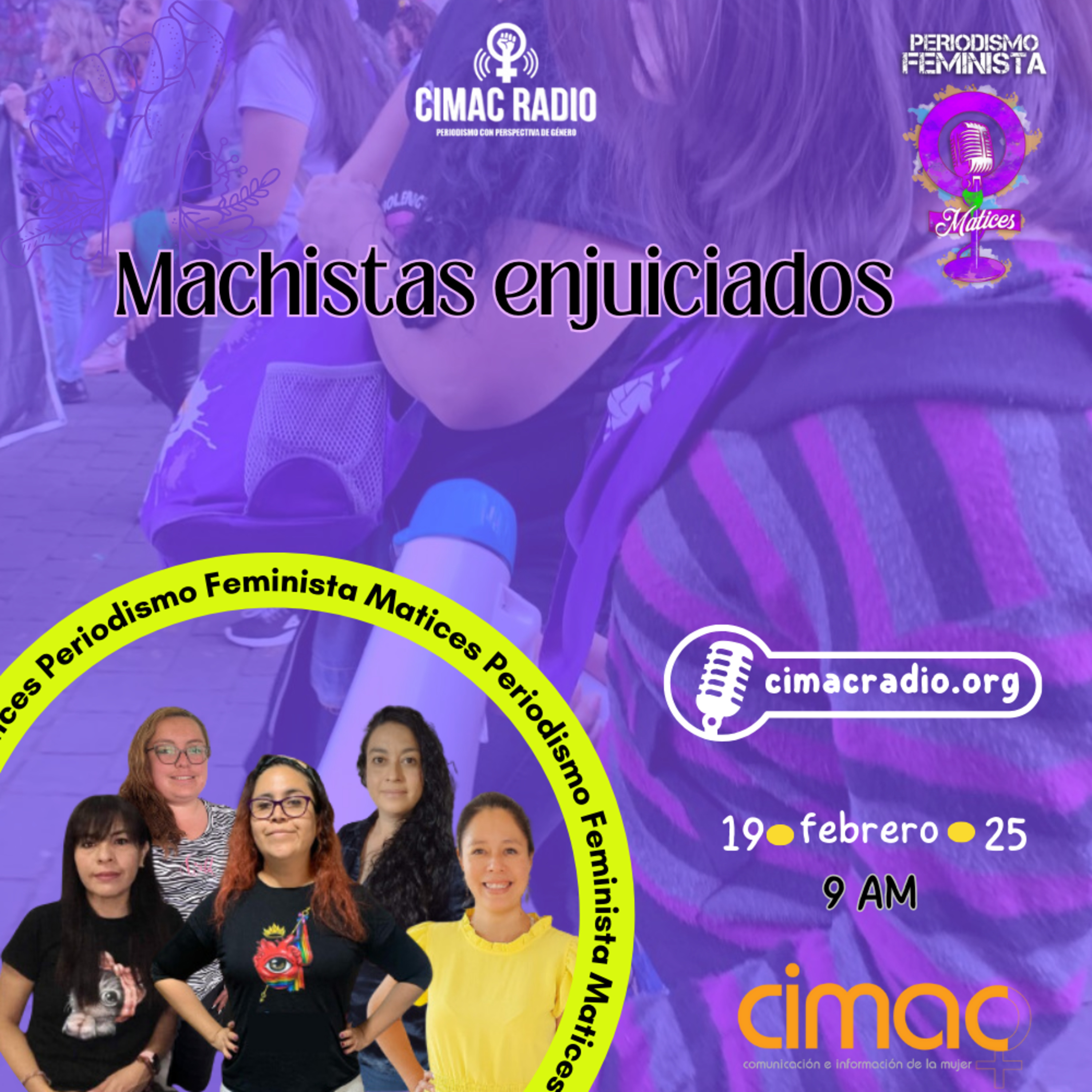 MATICES, PERIODISMO FEMINISTA: "Machistas enjuiciados". episode artwork
