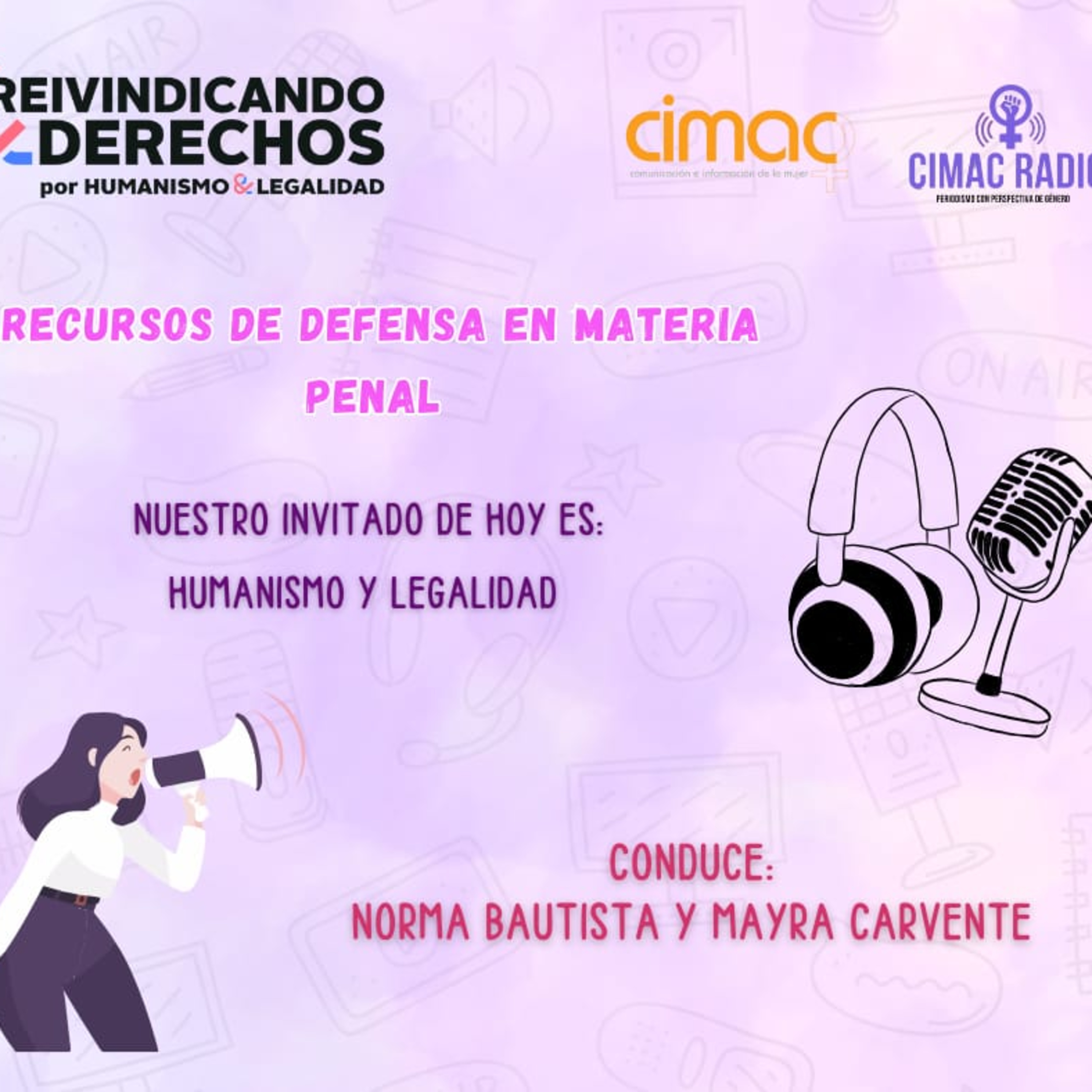 REIVINDICANDO DERECHOS: "Recursos de defensa en materia penal". episode artwork