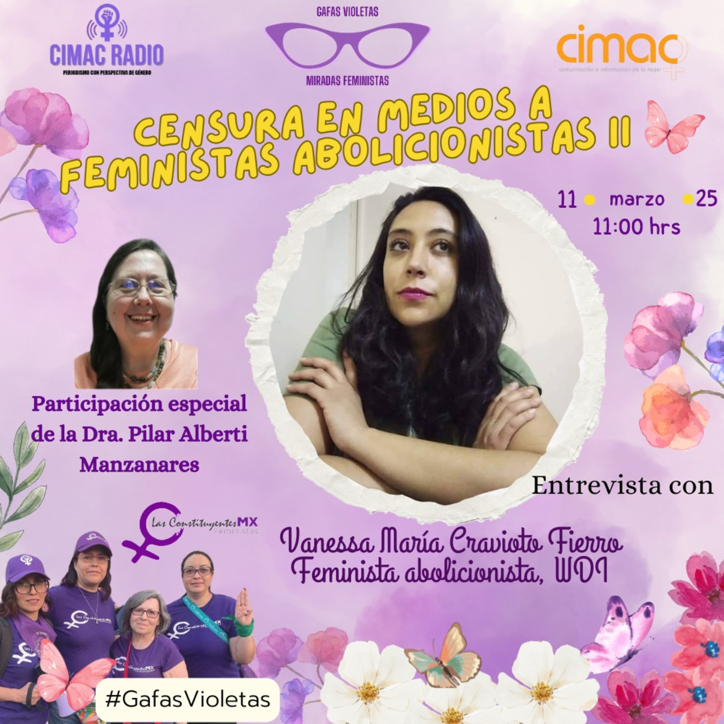 GAFAS VIOLETAS: "Censura en medios a feministas abolicionistas II" episode artwork