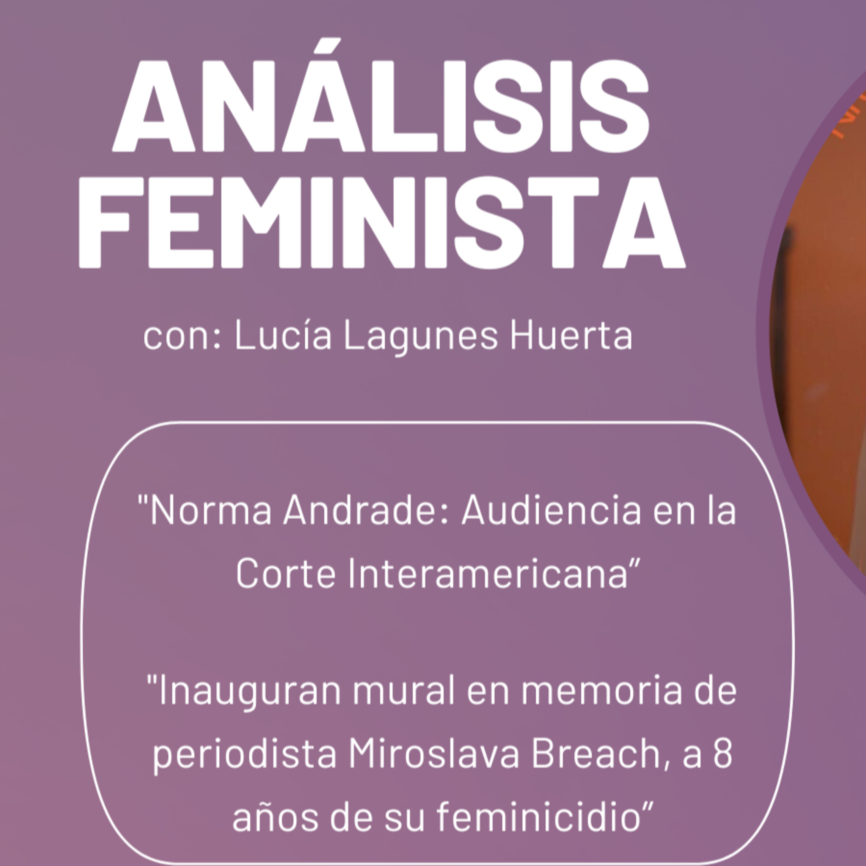 ANÁLISIS FEMINISTA: "Norma Andrade: Audiencia en la Corte Interamericana". episode artwork