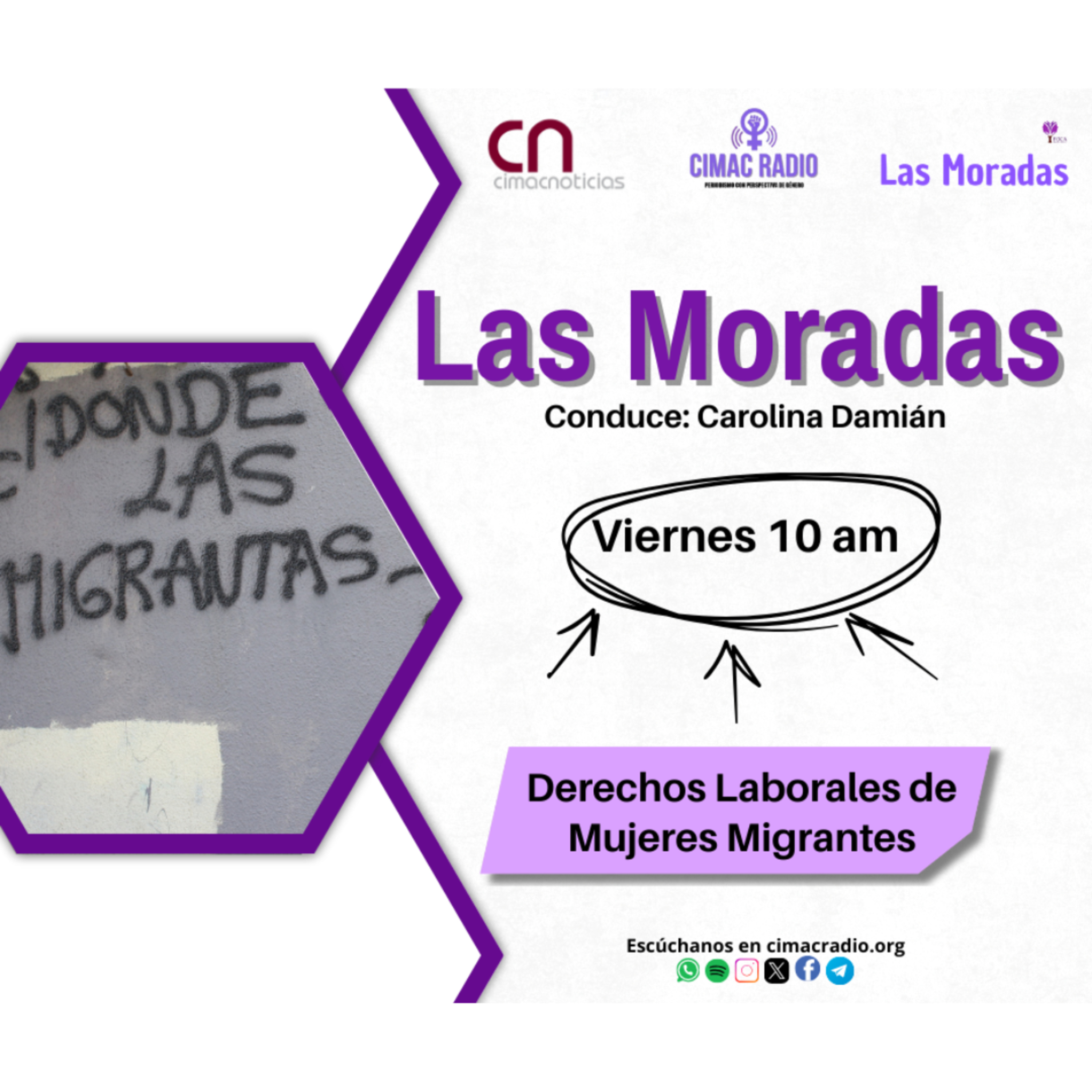 LAS MORADAS: "Derechos Laborales de Mujeres Migrantes" episode artwork