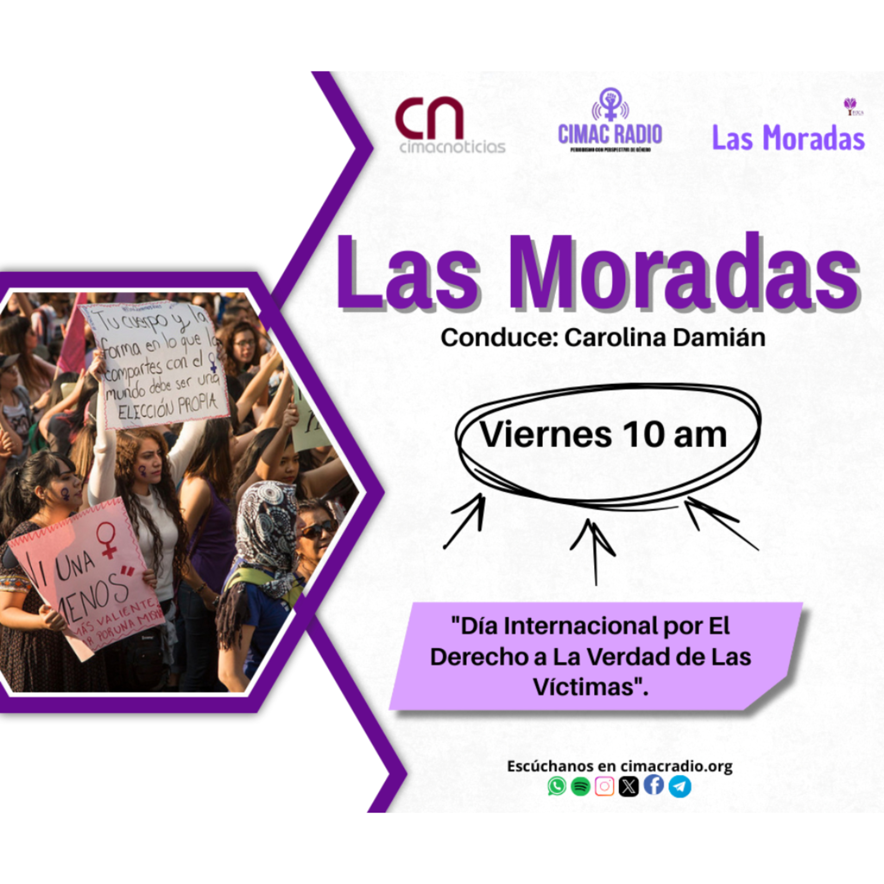 LAS MORADAS: "Día Internacional por El Derecho a La Verdad de Las Víctimas". episode artwork