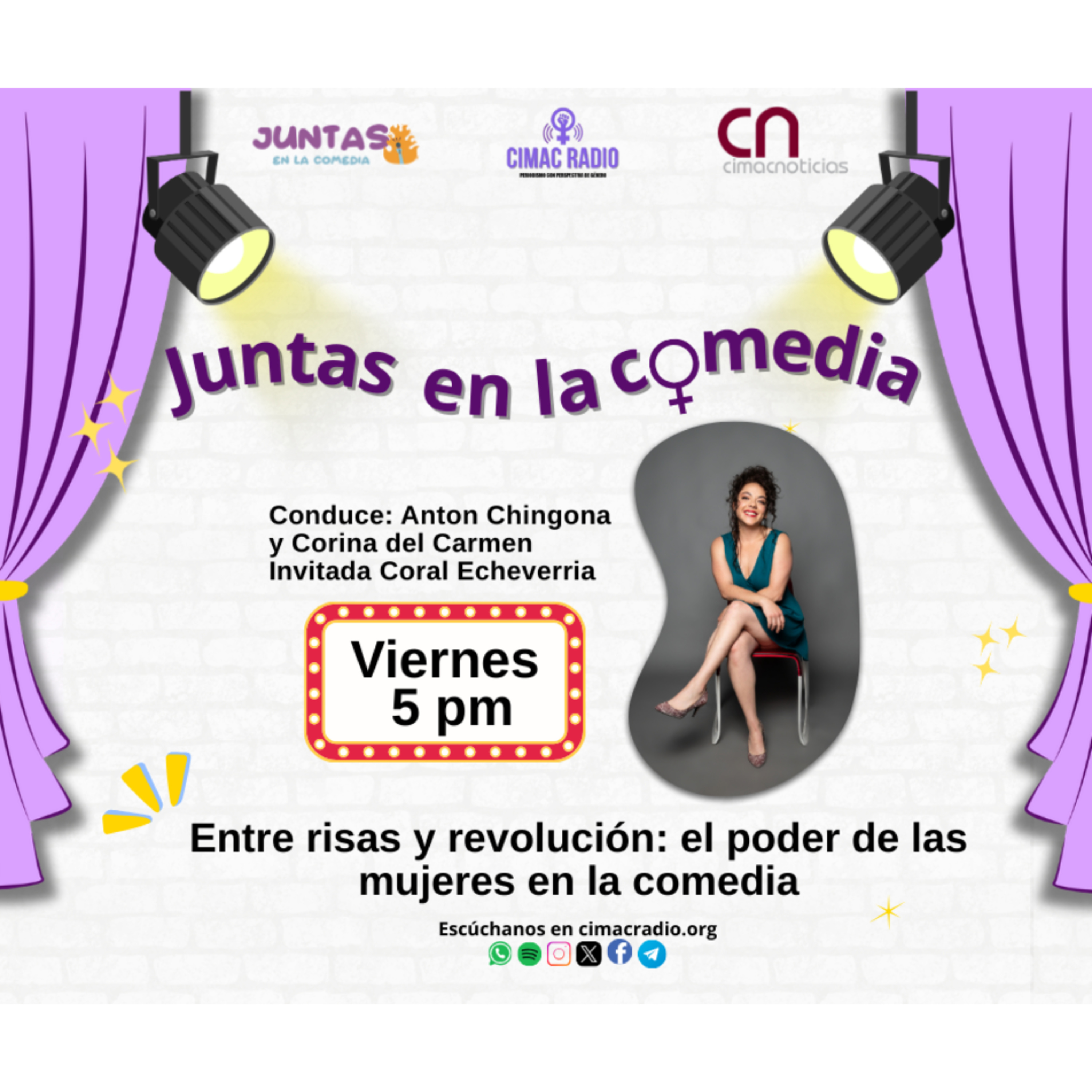 Juntas en la Comedia: "Entre risas y revolución: el poder de las mujeres en la comedia". episode artwork
