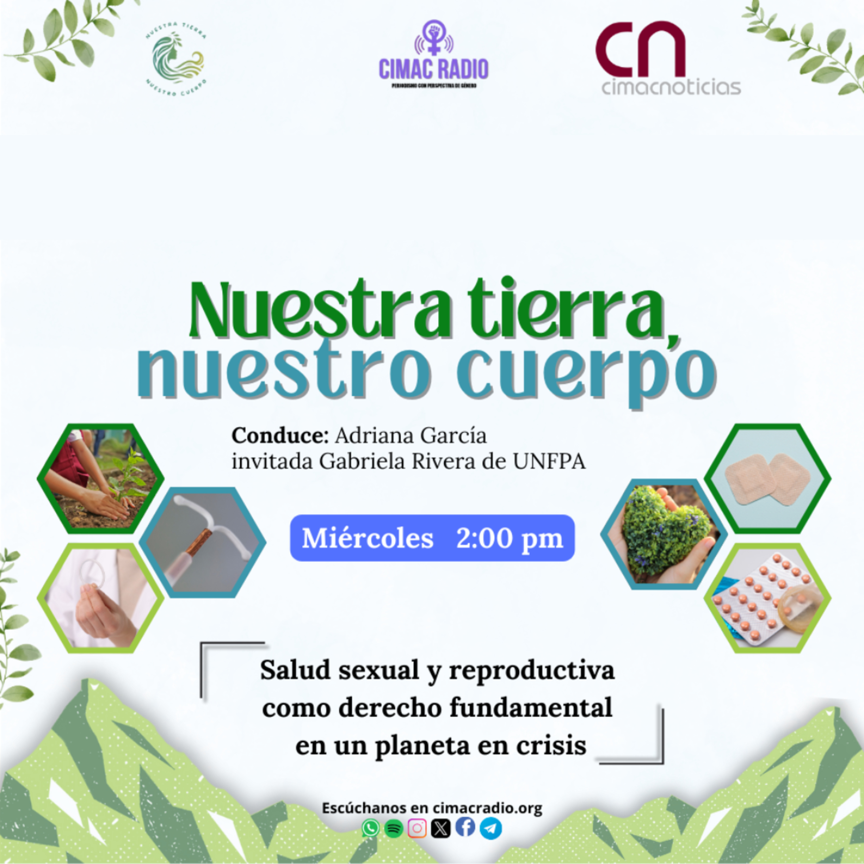 NUESTRA TIERRA, NUESTRO CUERPO: "Salud sexual y reproductiva como derecho fundamental en un planeta en crisis". episode artwork