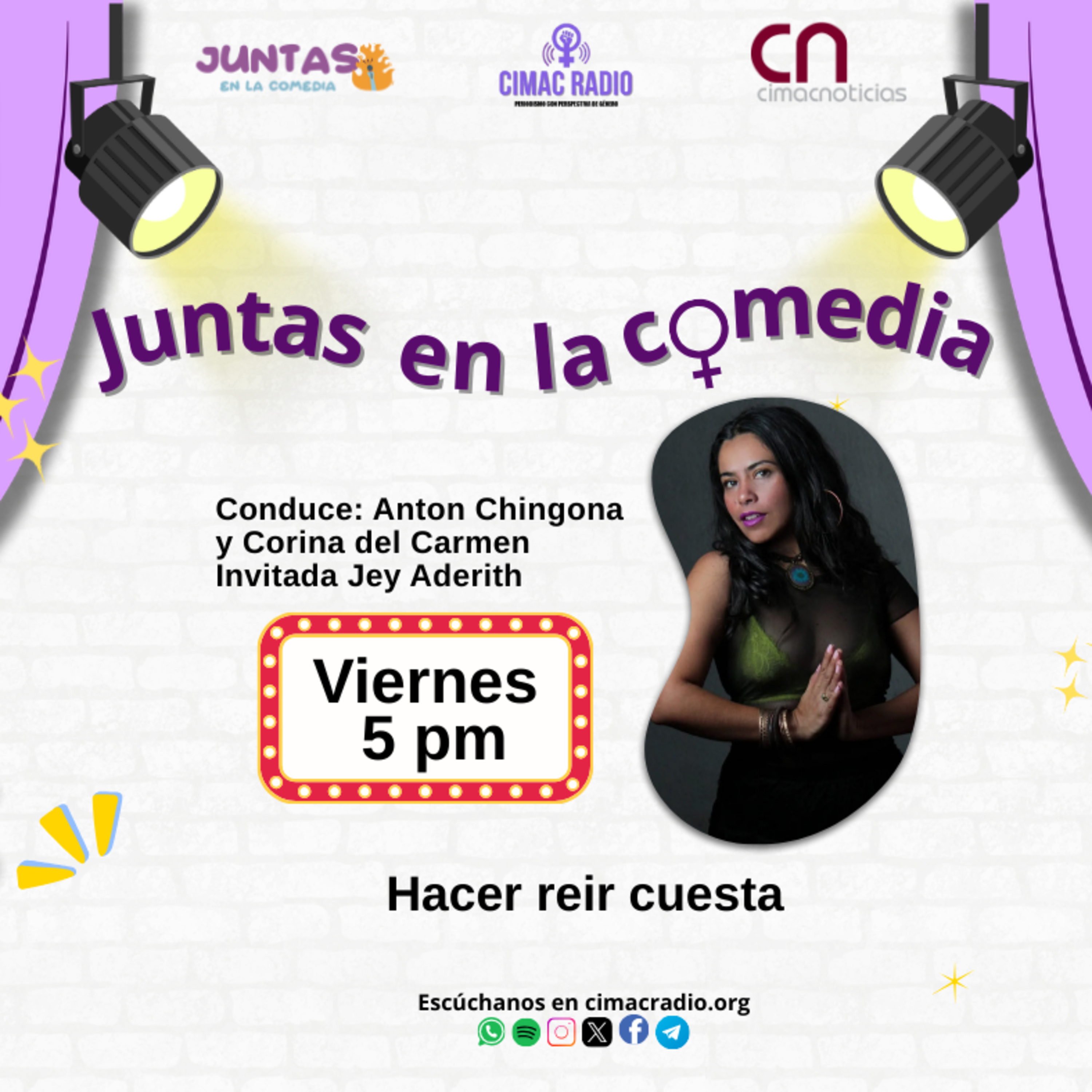 JUNTAS EN LA COMEDIA: "Hacer reír cuesta". episode artwork