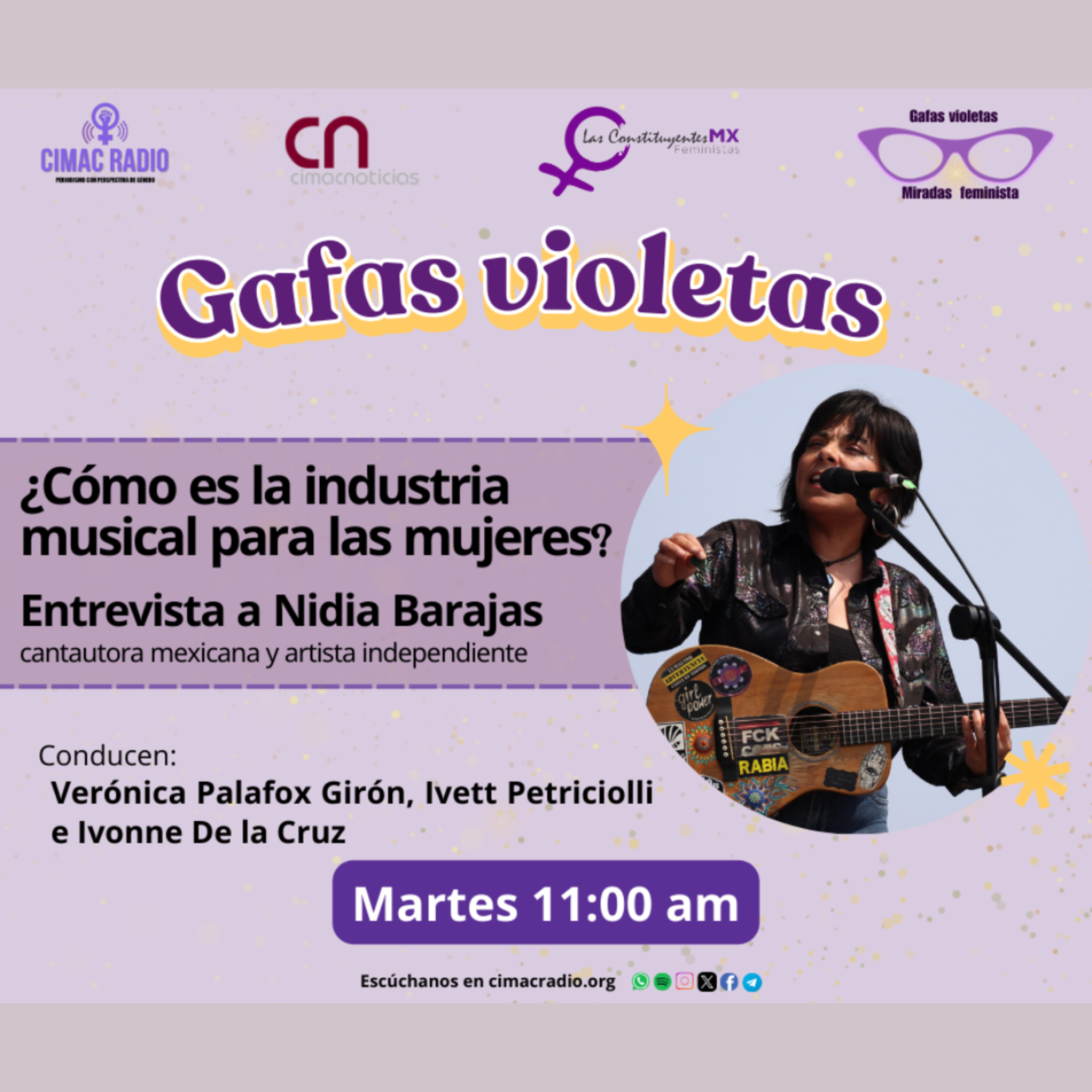 GAFAS VIOLETAS: "Nidia Barajas Incendiaria". episode artwork