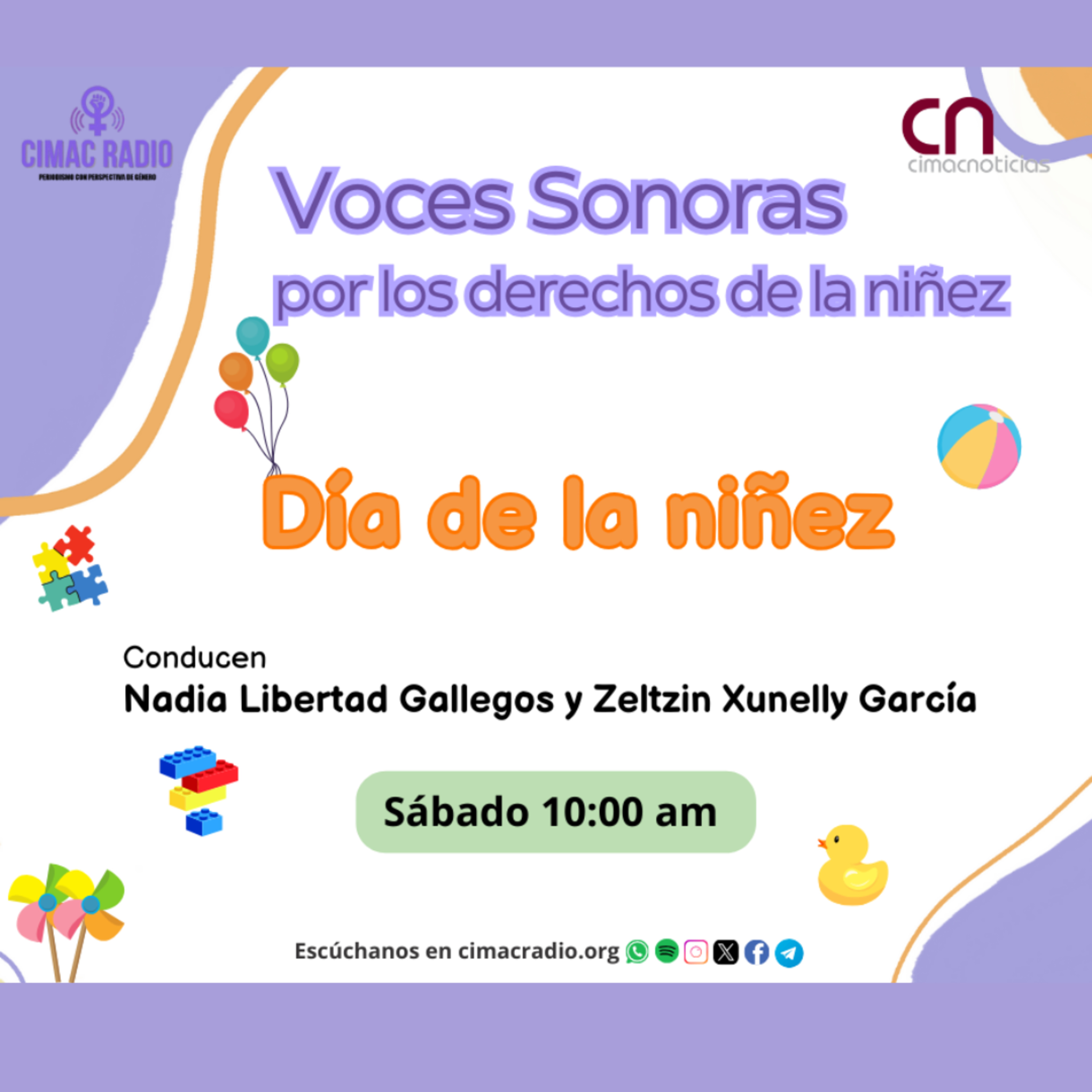 VOCES SONORAS POR LOS DERECHOS DE LA NIÑEZ: "Día de la niñez". episode artwork