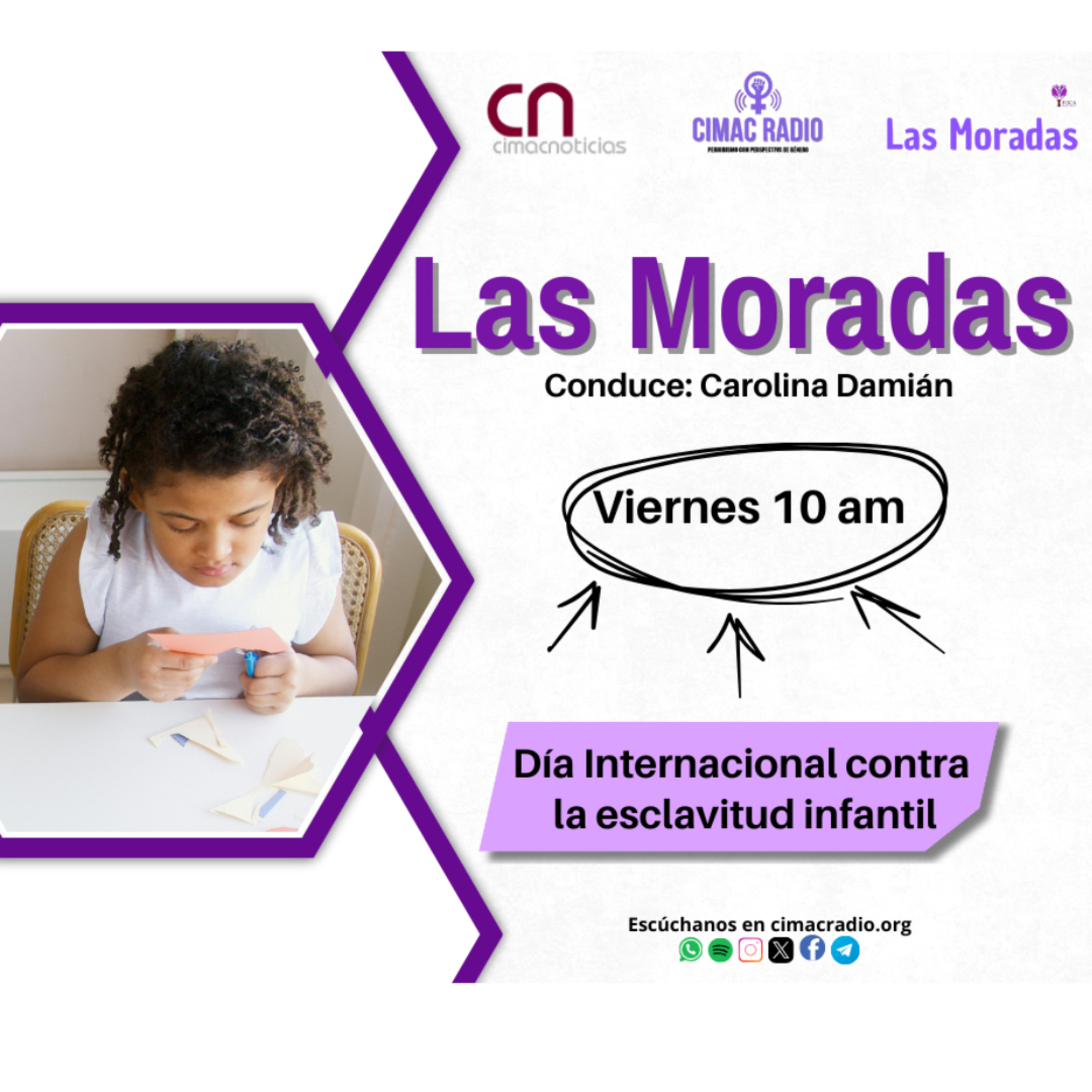 LAS MORADAS: "Día Internacional contra la esclavitud infantil". episode artwork