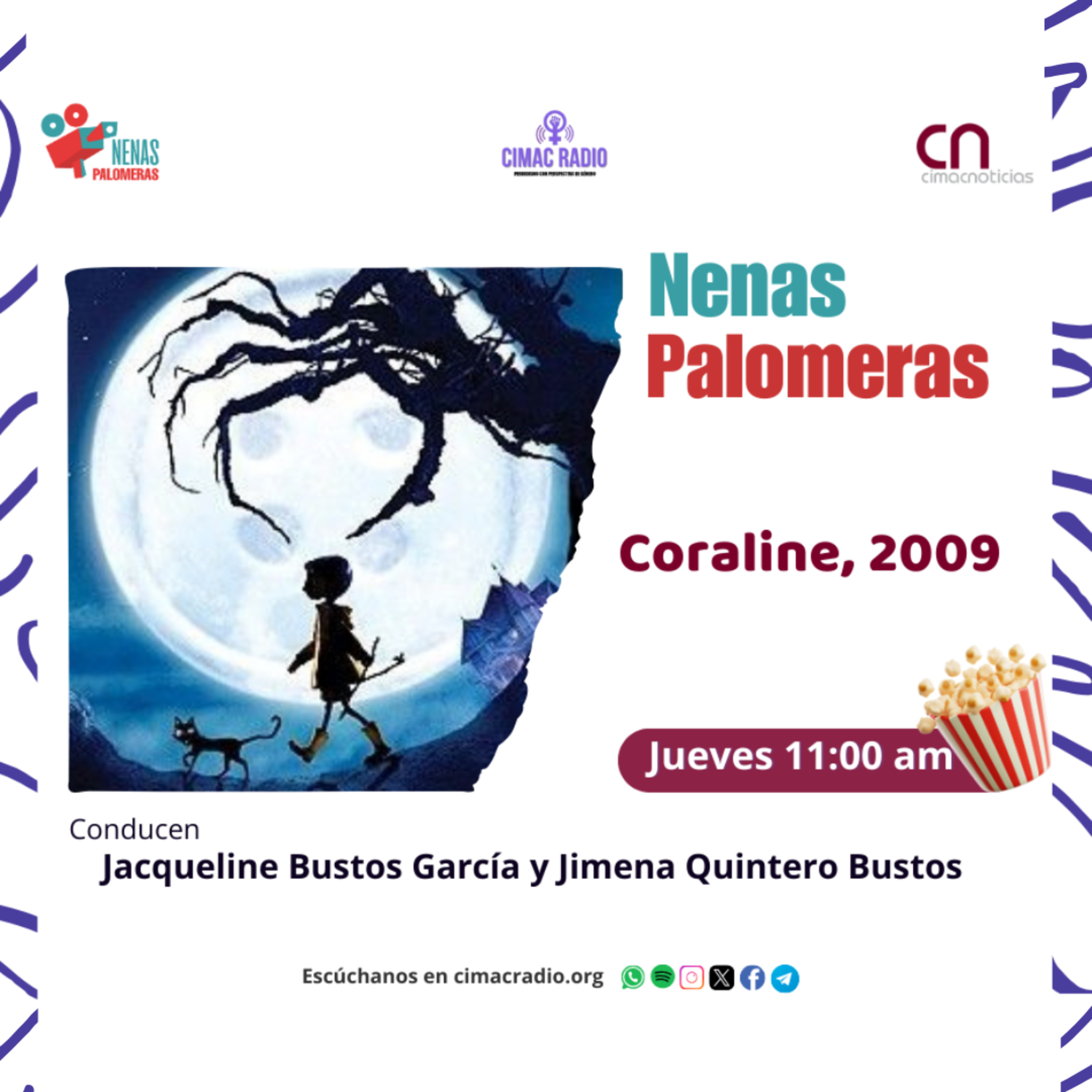 NENAS PALOMERAS: "Coraline y la Puerta Secreta". episode artwork