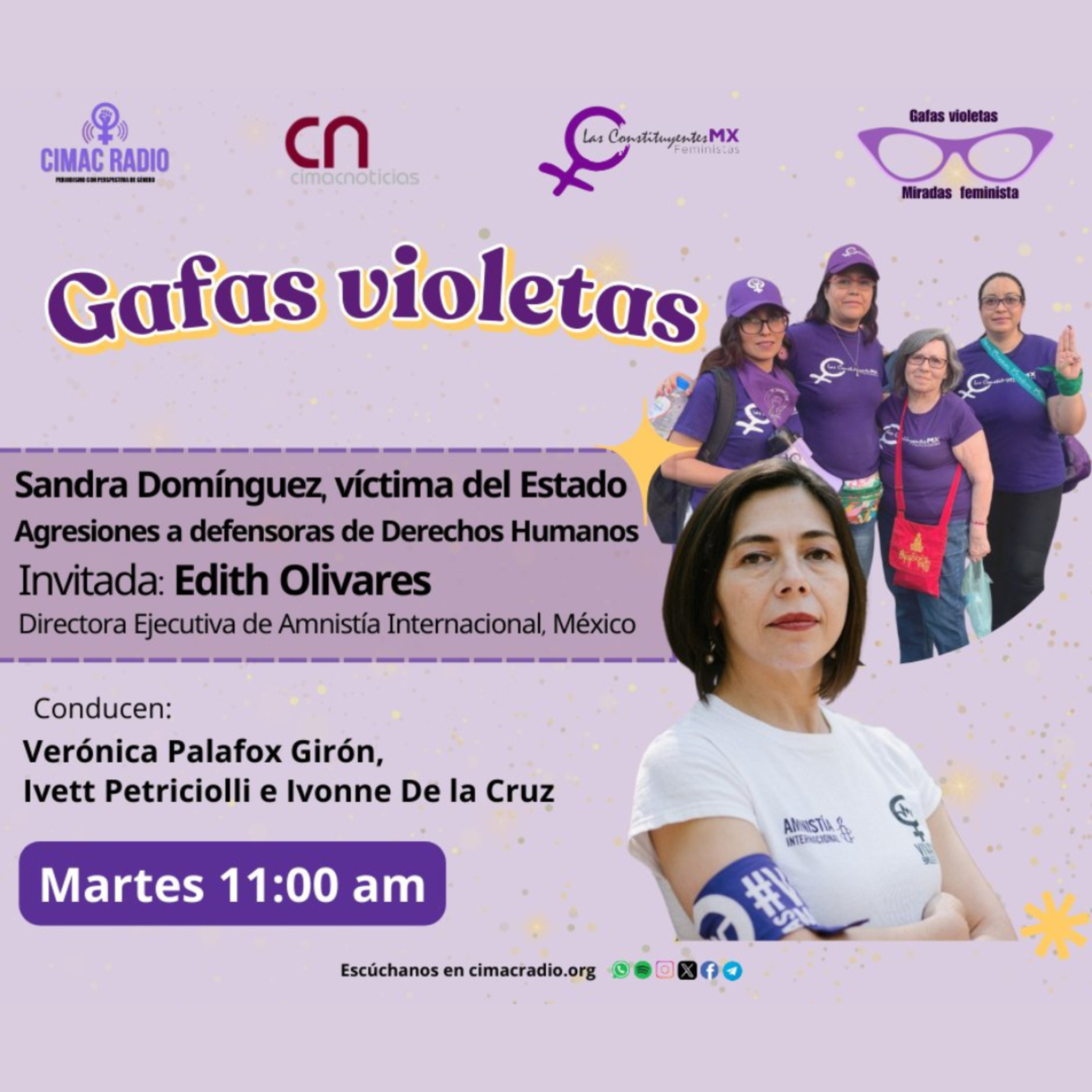 GAFAS VIOLETAS: "Sandra Domínguez víctima del Estado". episode artwork