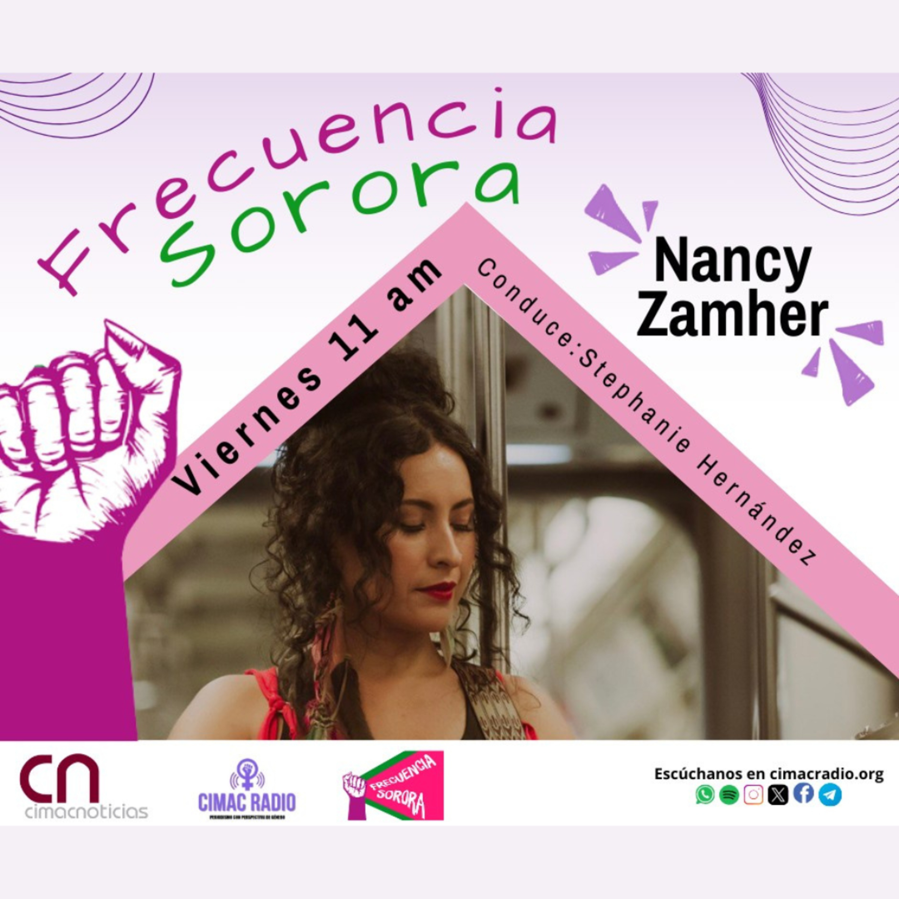 FRECUENCIA SORORA: "Nancy Zamher". episode artwork