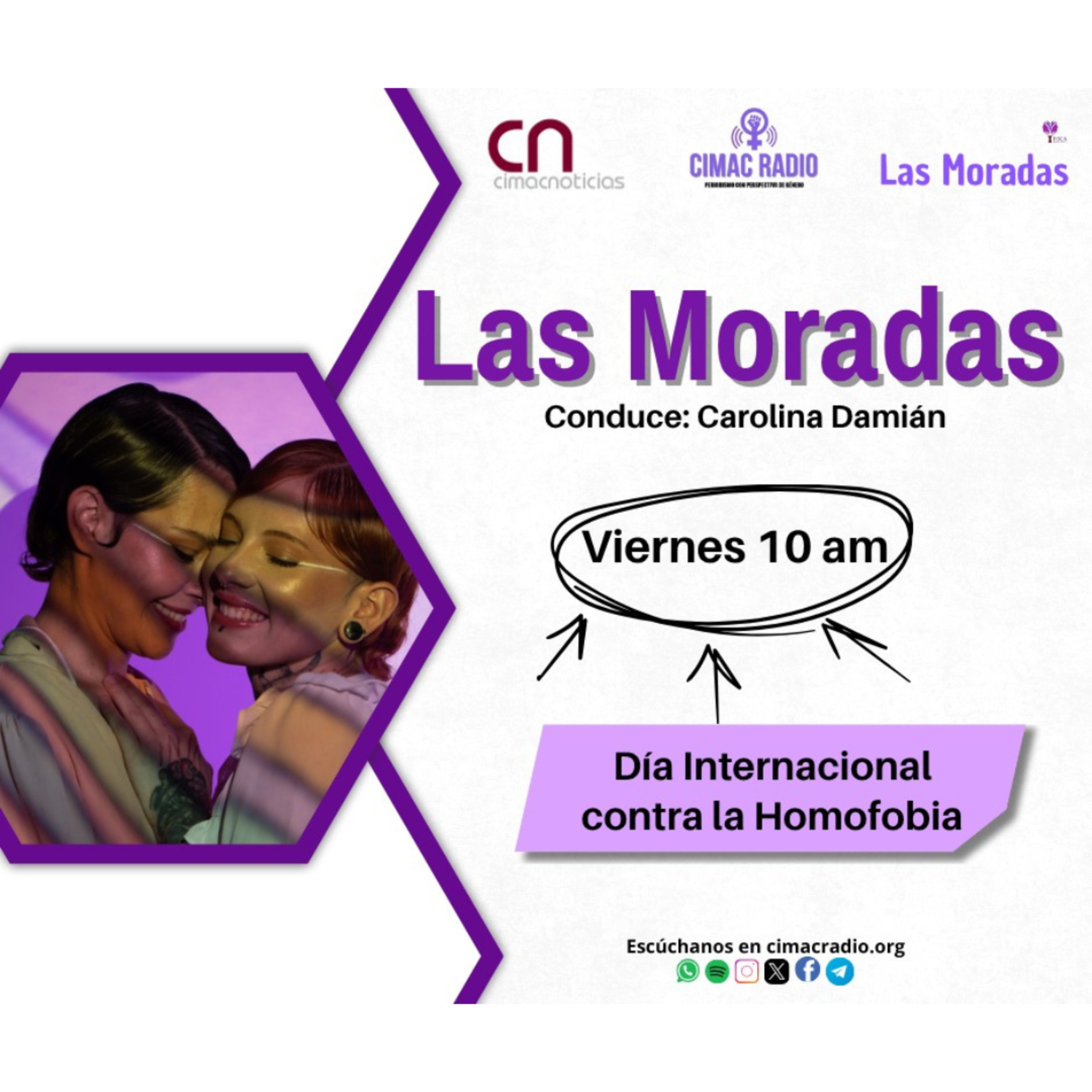 LAS MORADAS: "Día Internacional contra la Homofobia". episode artwork