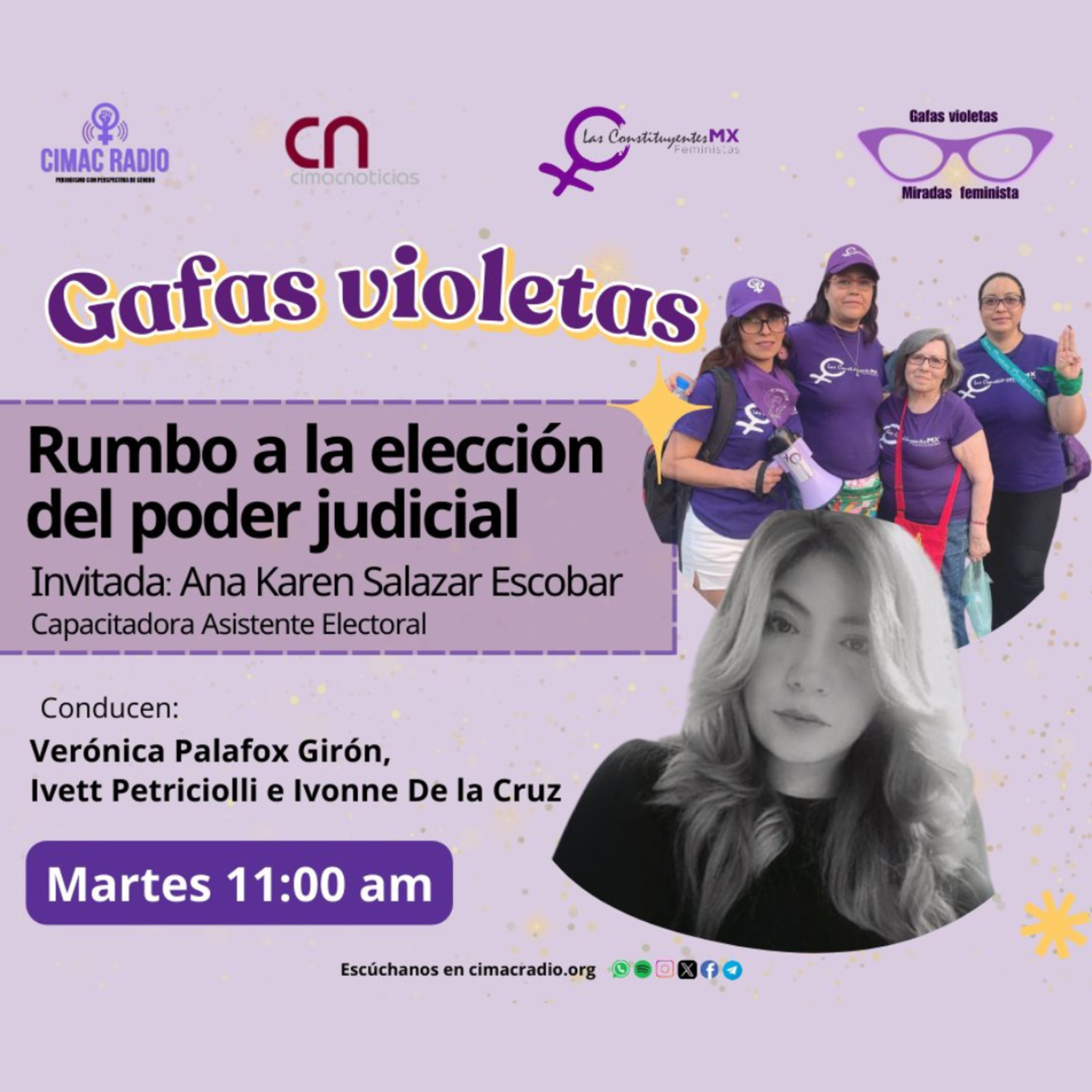GAFAS VIOLETAS: "Rumbo a la elección del poder judicial". episode artwork