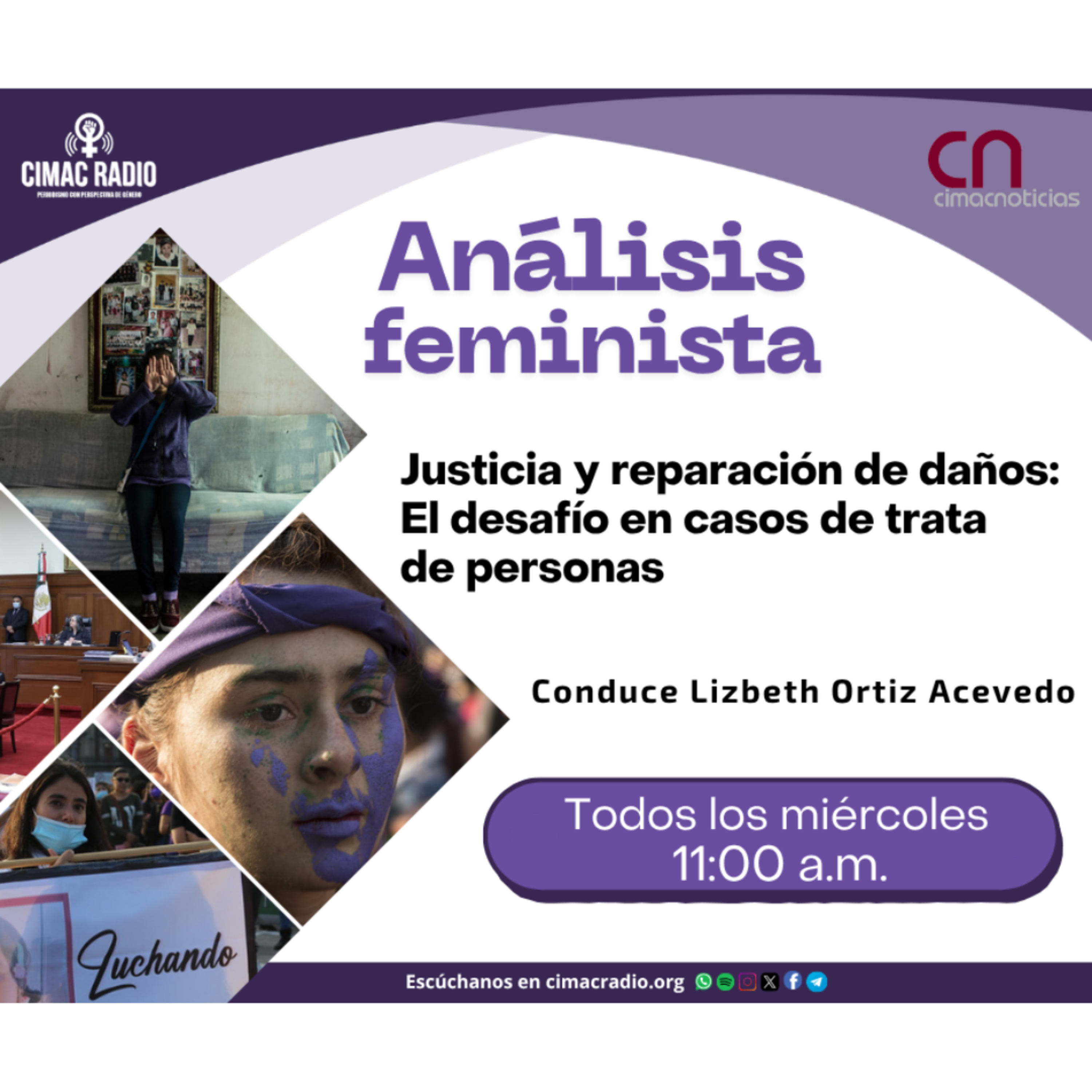 ANÁLISIS FEMINISTA: "Agenda integral de política pública, acceso a la justicia, reparación del daño y restitución de derechos a sobrevivientes de la trata de personas con fines de explotación sexual". episode artwork