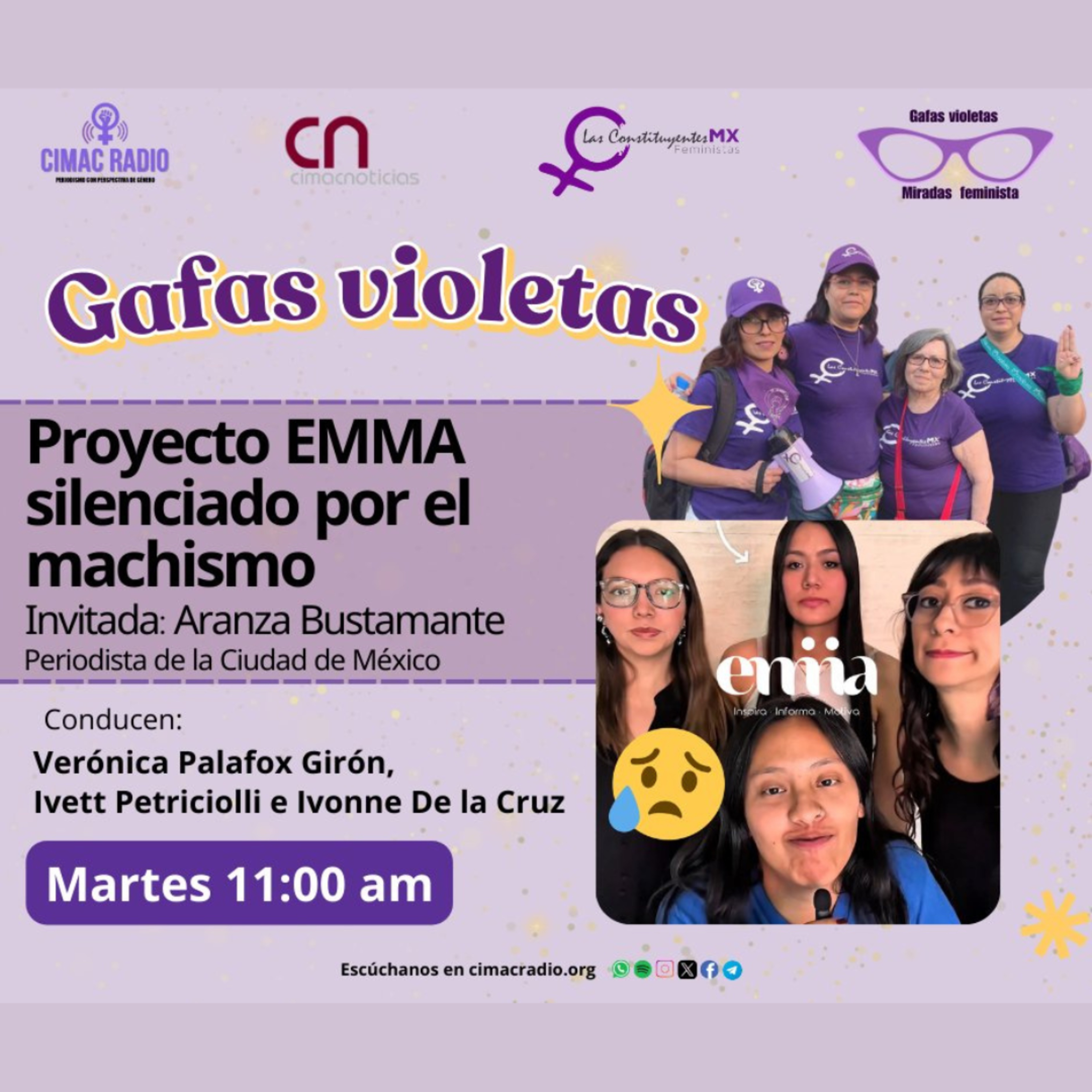 GAFAS VIOLETAS: "Proyecto EMMA silenciado por el machismo". episode artwork