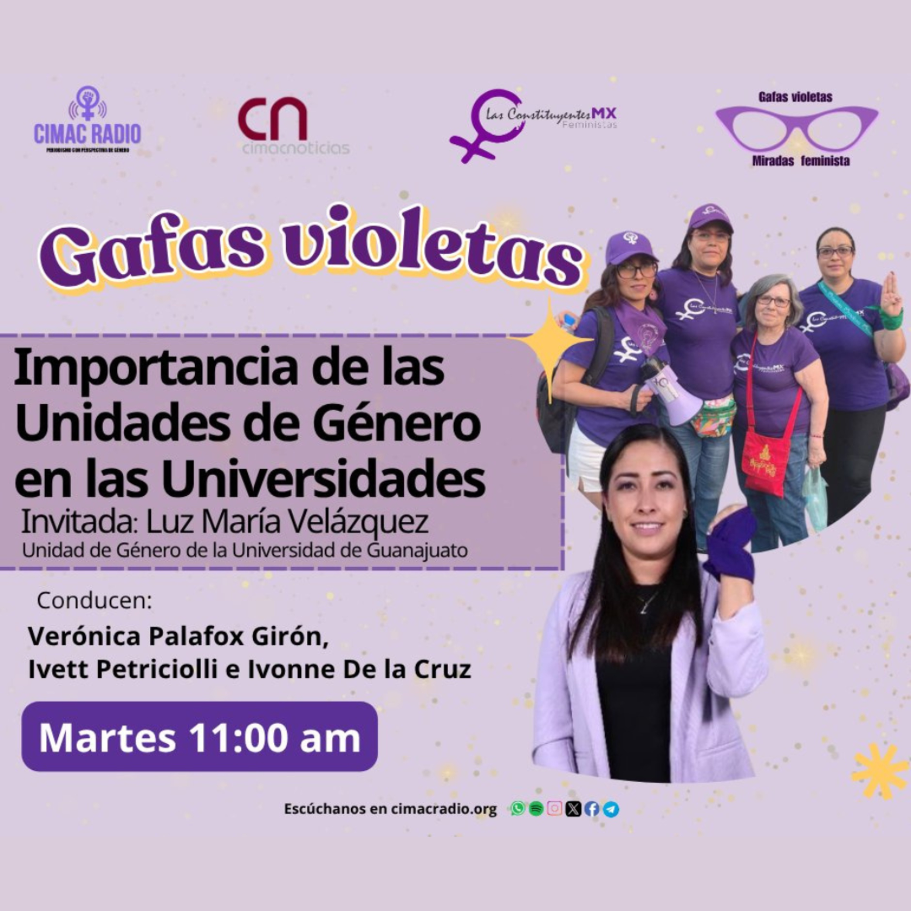 GAFAS VIOLETAS: "Importancia de las Unidades de Género en las Universidades". episode artwork