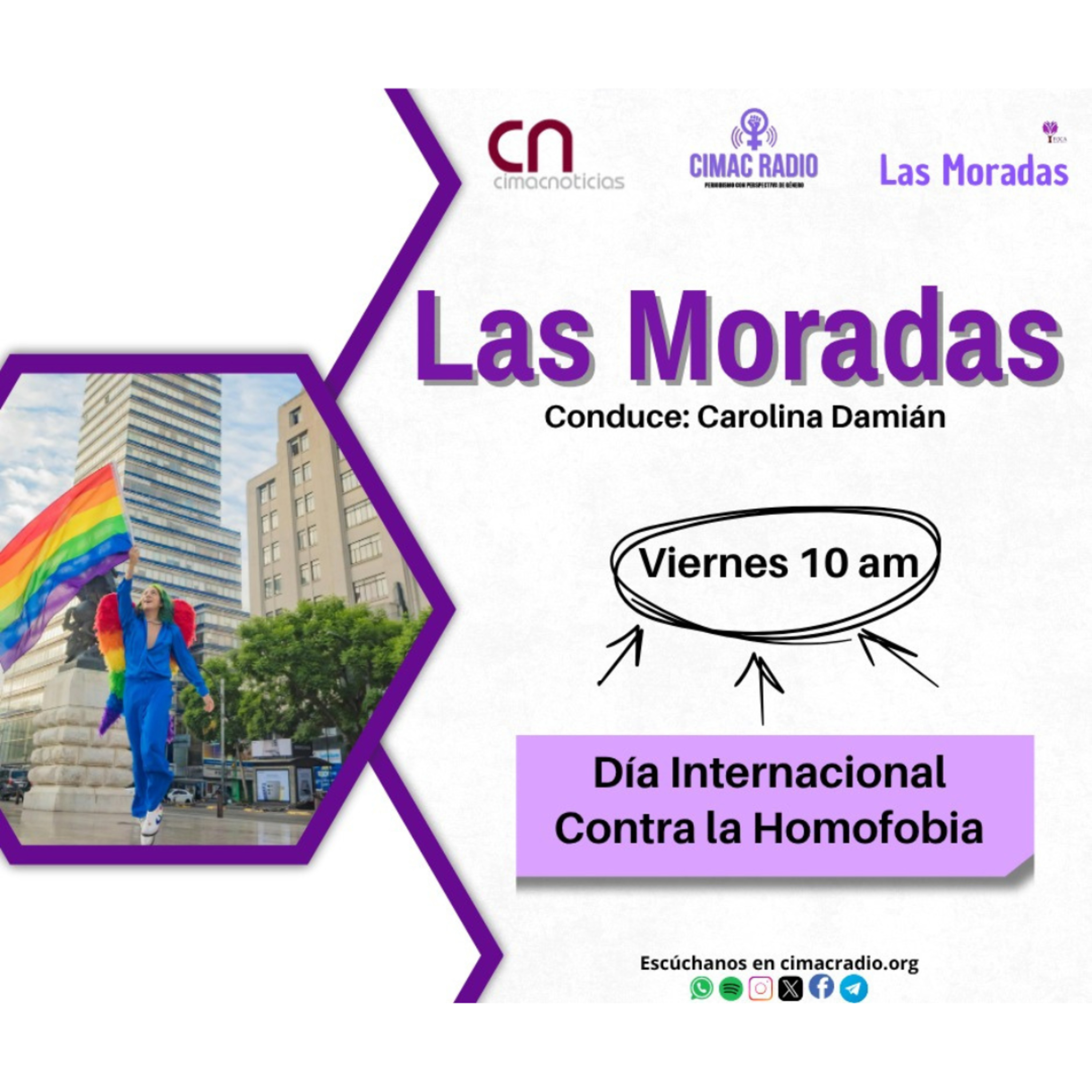 LAS MORADAS: "Día Internacional Contra la Homofobia". episode artwork