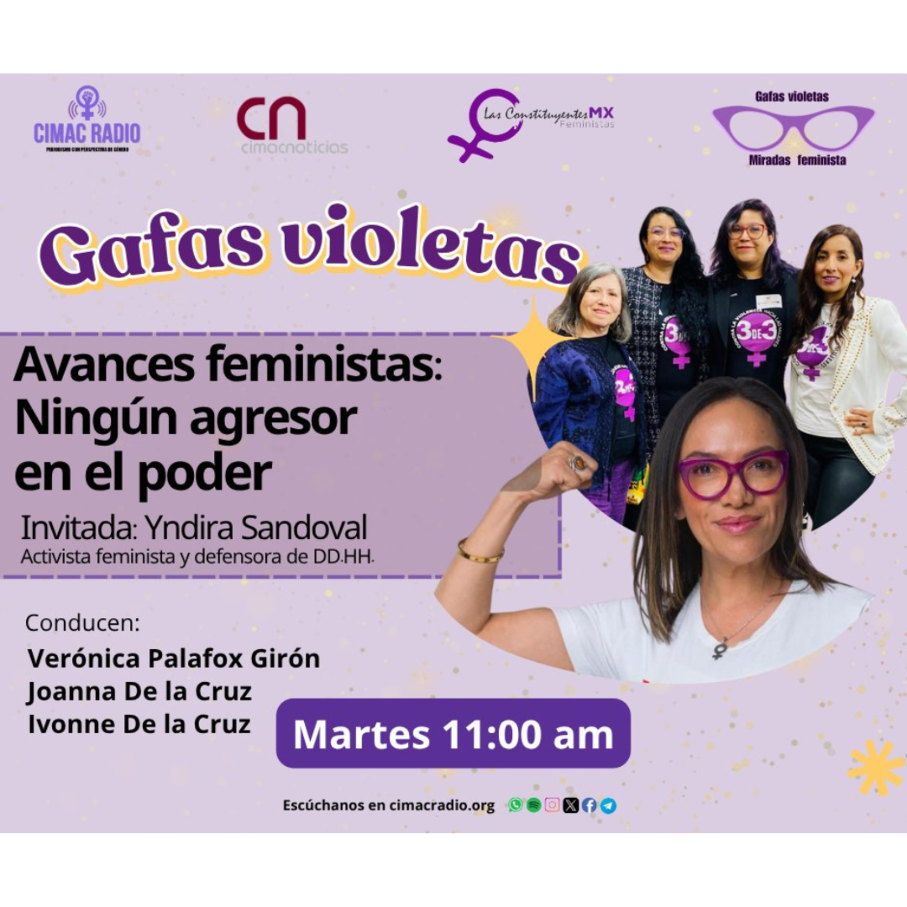 GAFAS VIOLETAS: "Avances feministas: Ningún Agresor En El Poder". episode artwork