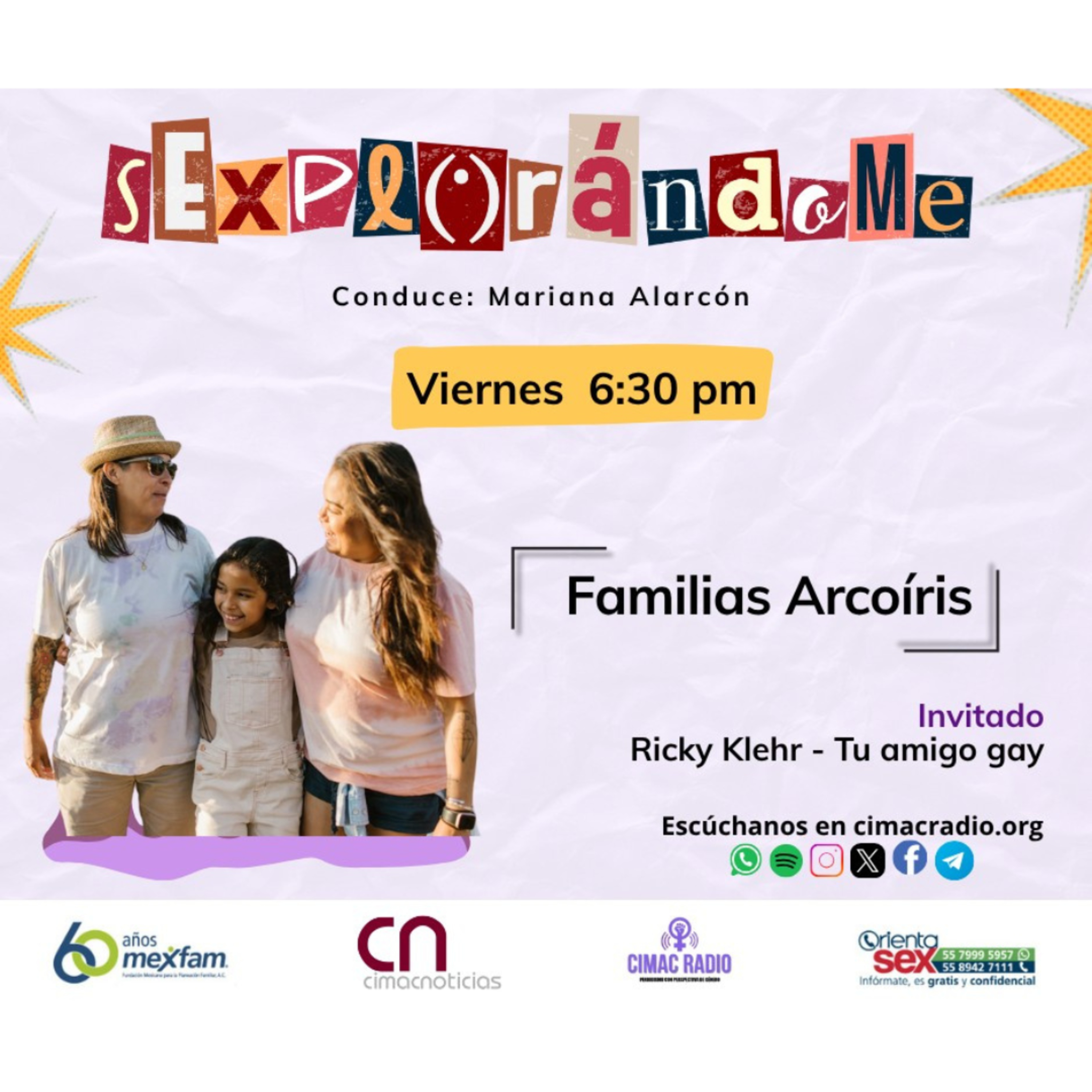 SEXPLORÁNDOME: "Familias Arcoiris". episode artwork