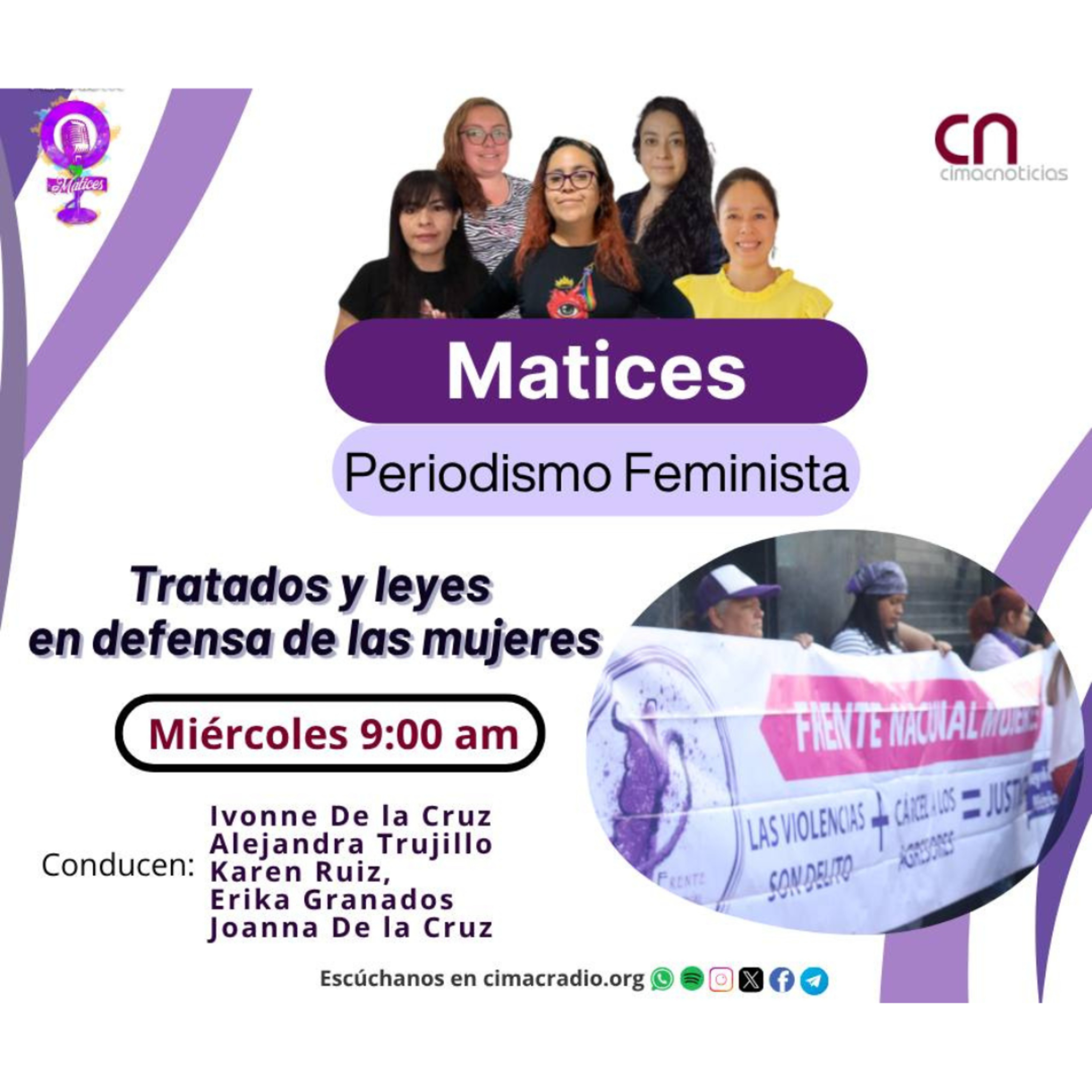 MATICES PERIODISMO FEMINISTA: "Tratados y leyes en defensa de las mujeres". episode artwork
