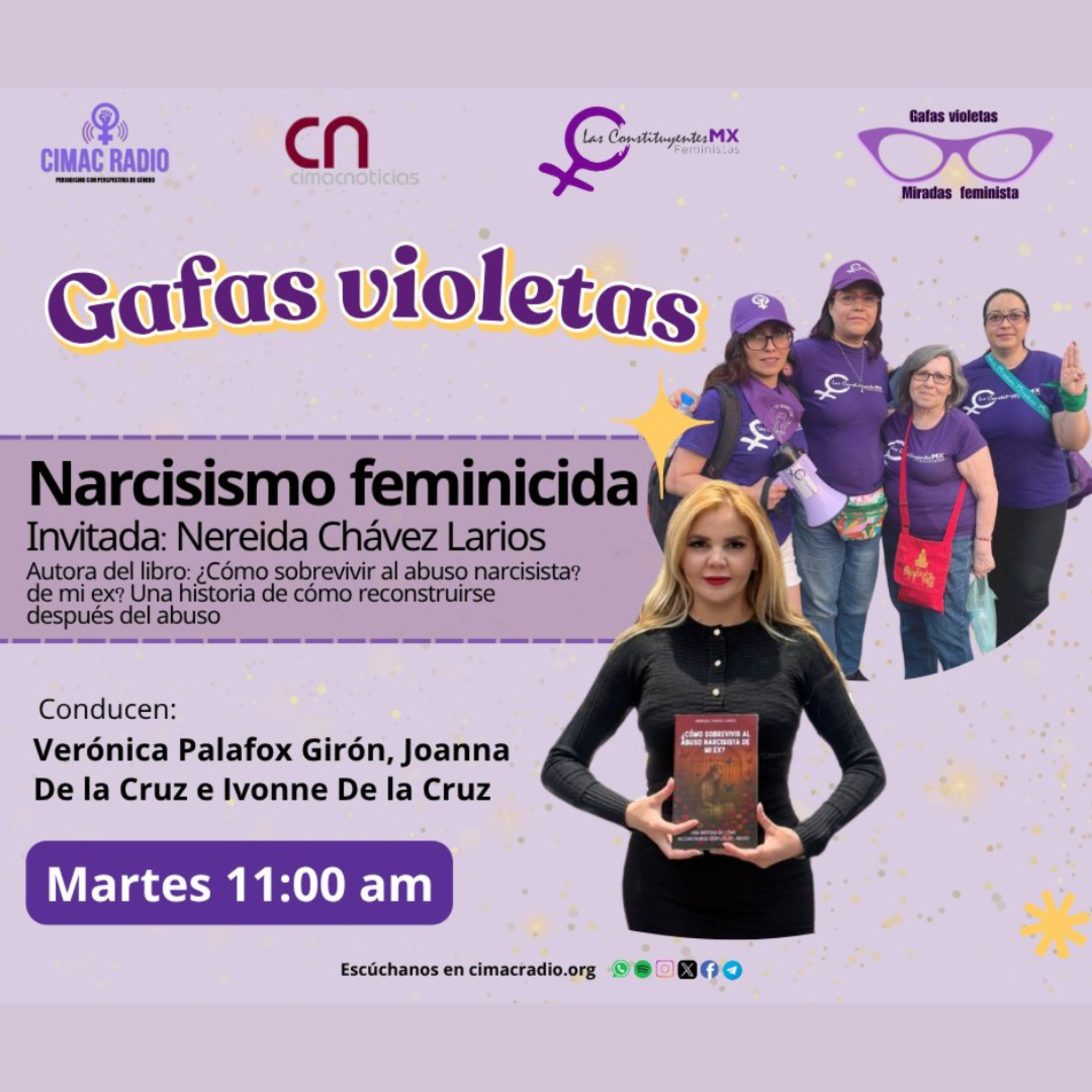 GAFAS VIOLETAS: "Narcisismo feminicida". episode artwork